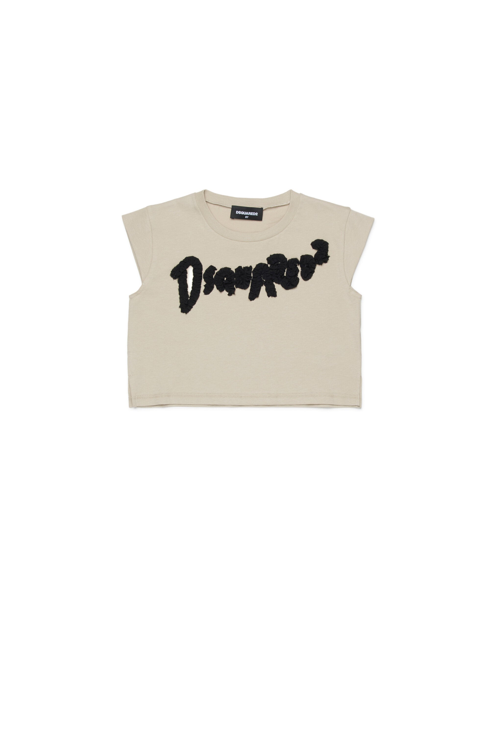 Sleeveless t-shirt with logo