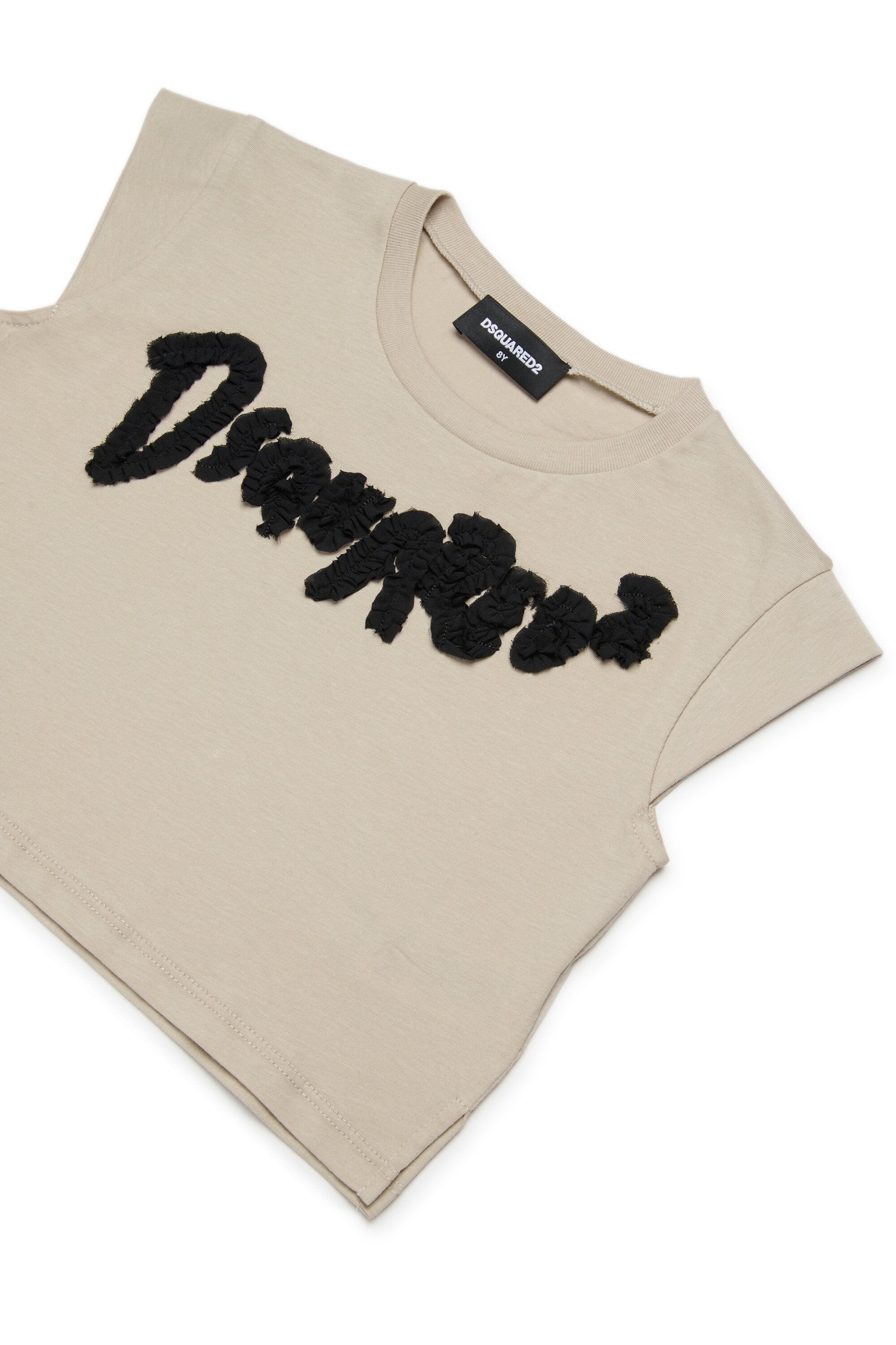 Sleeveless t-shirt with logo
