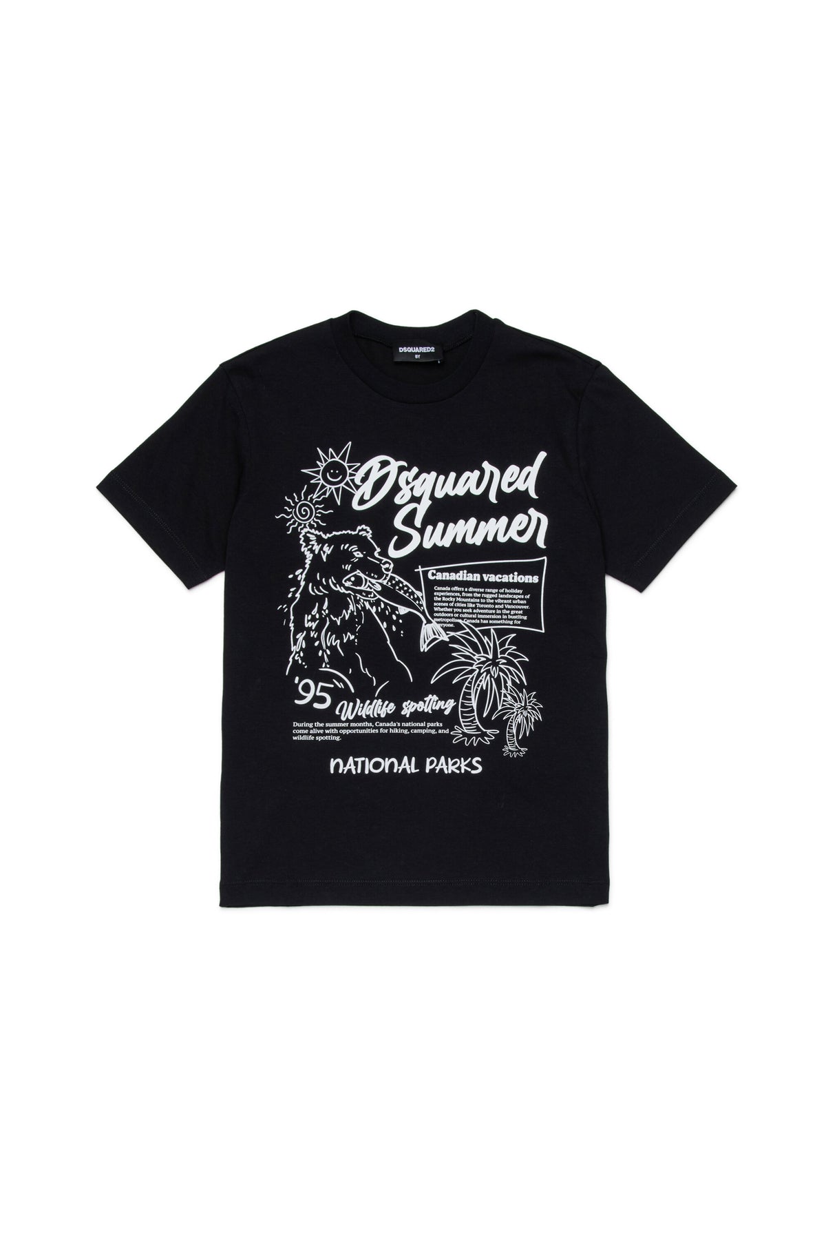 T-shirt with logo and frontal print
