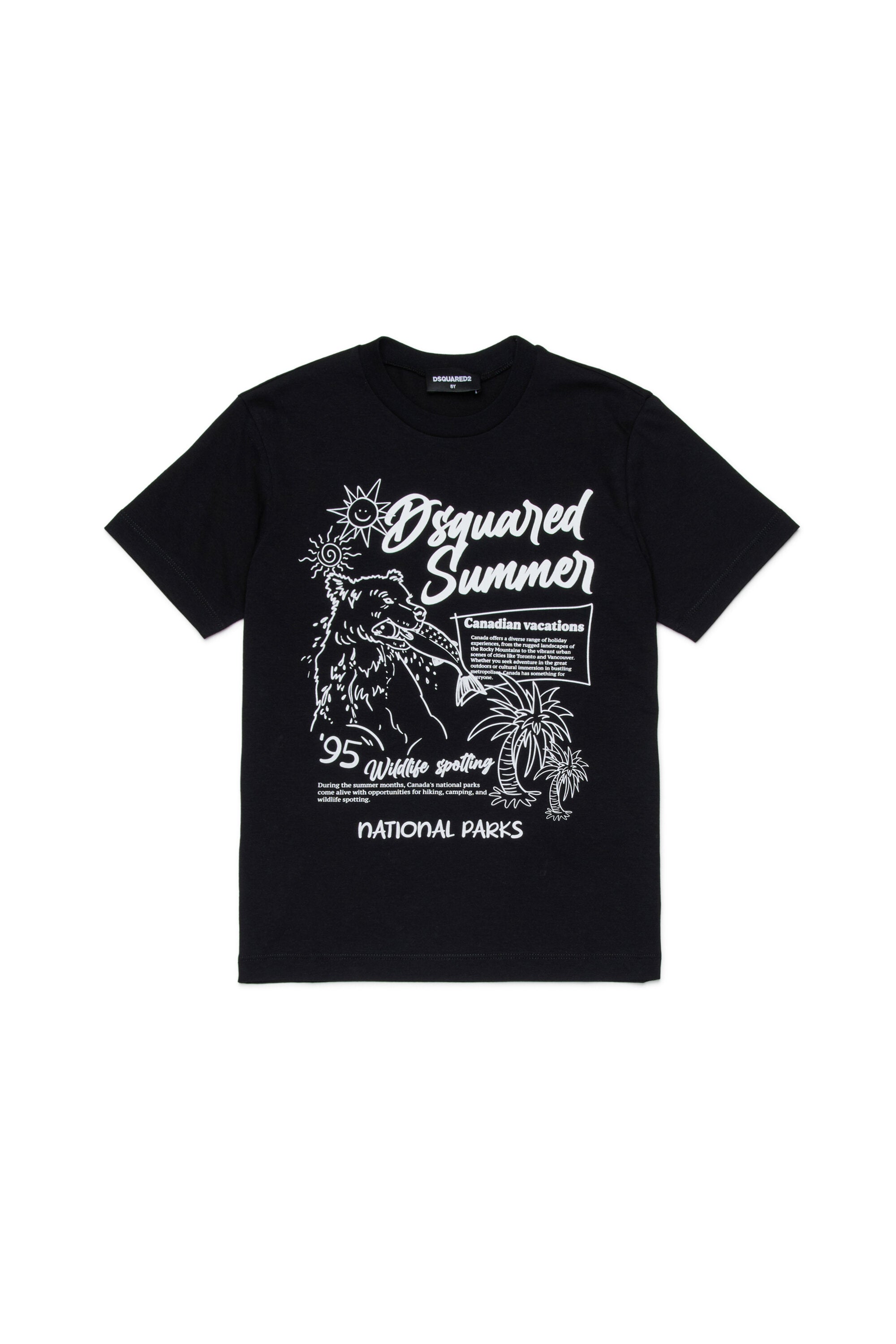 T-shirt with logo and frontal print