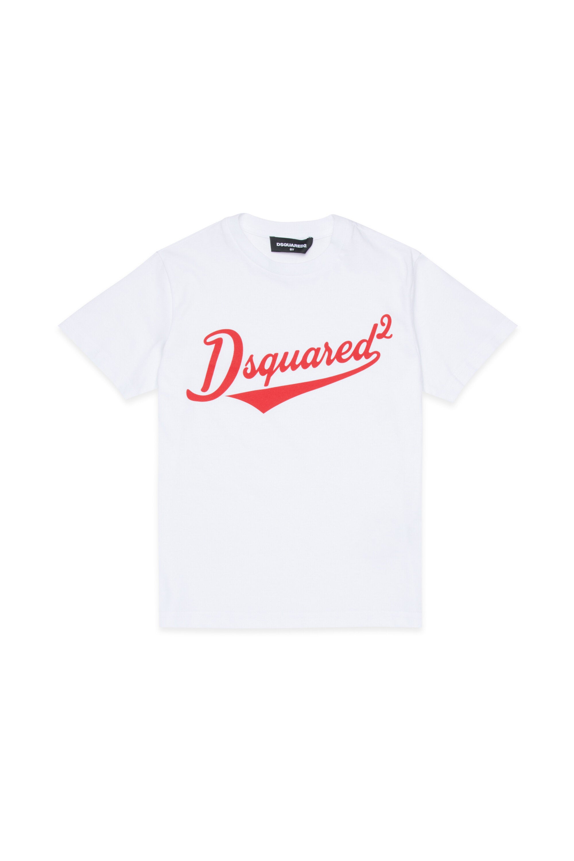 Crew-neck T-shirt with printed logo