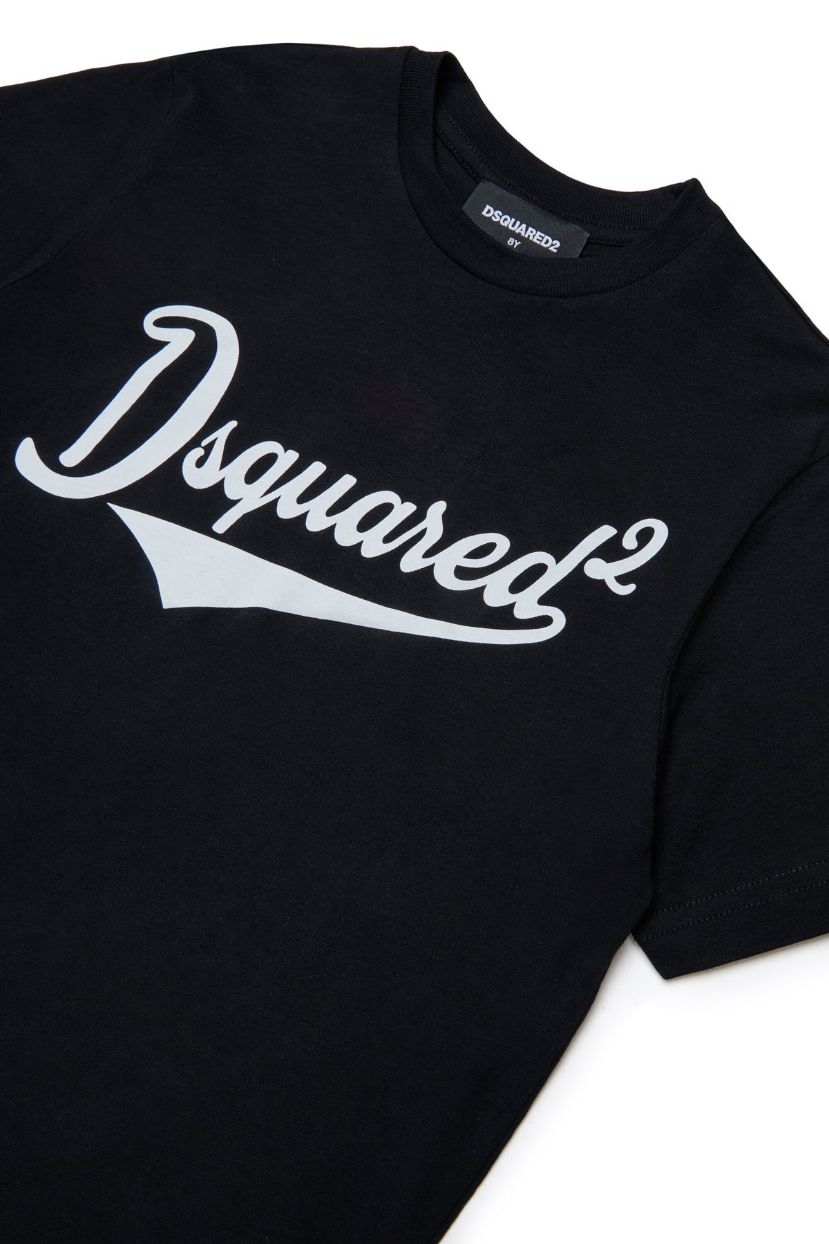 Crew-neck T-shirt with printed logo