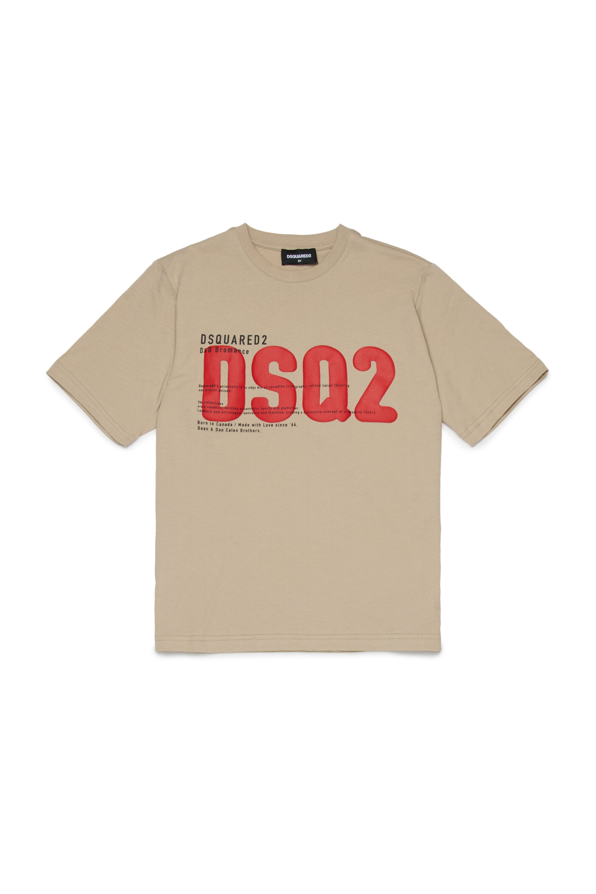 T-shirt with printed DSQ2 logo