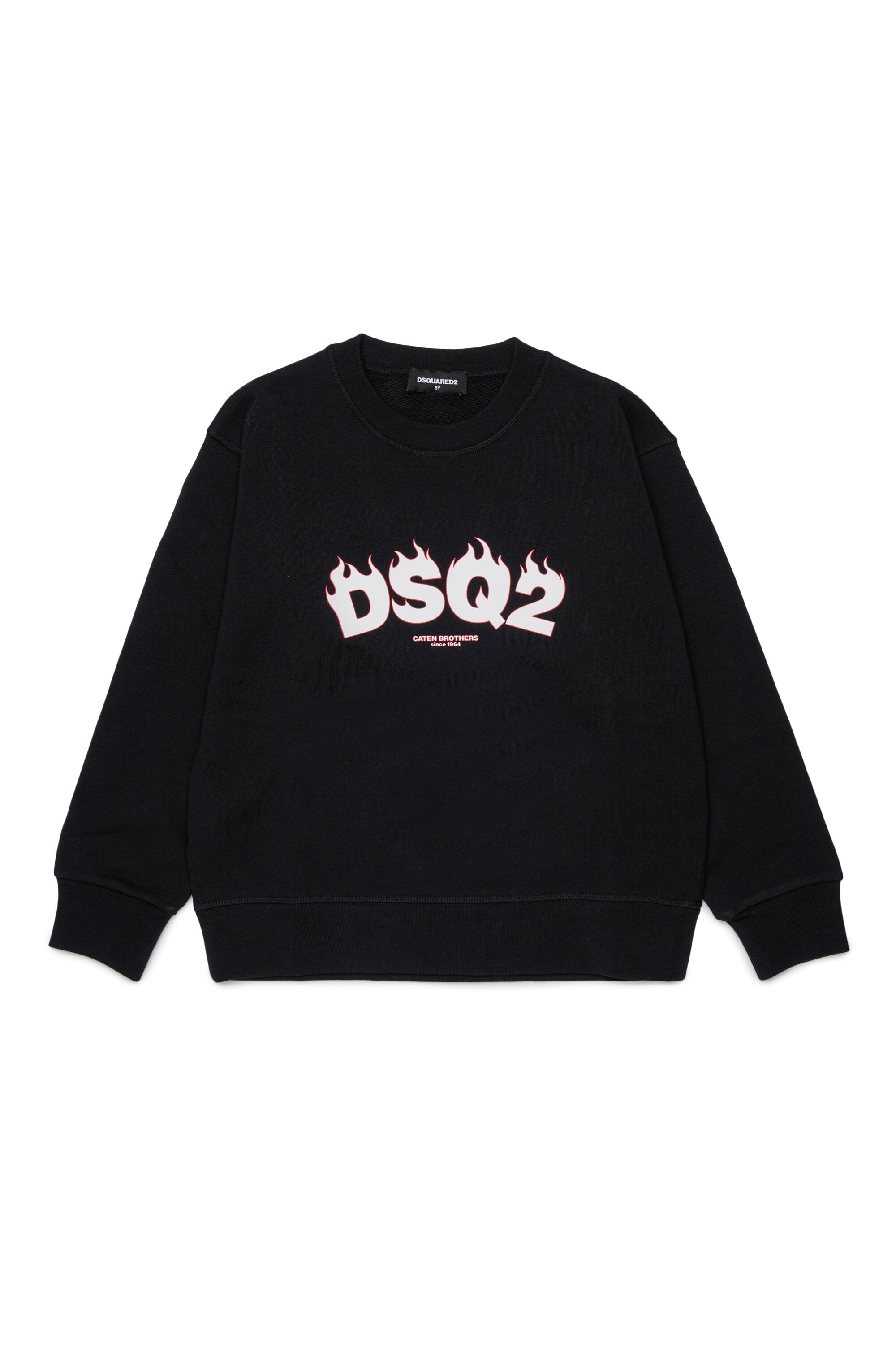 Crewneck sweatshirt with DSQ2 logo