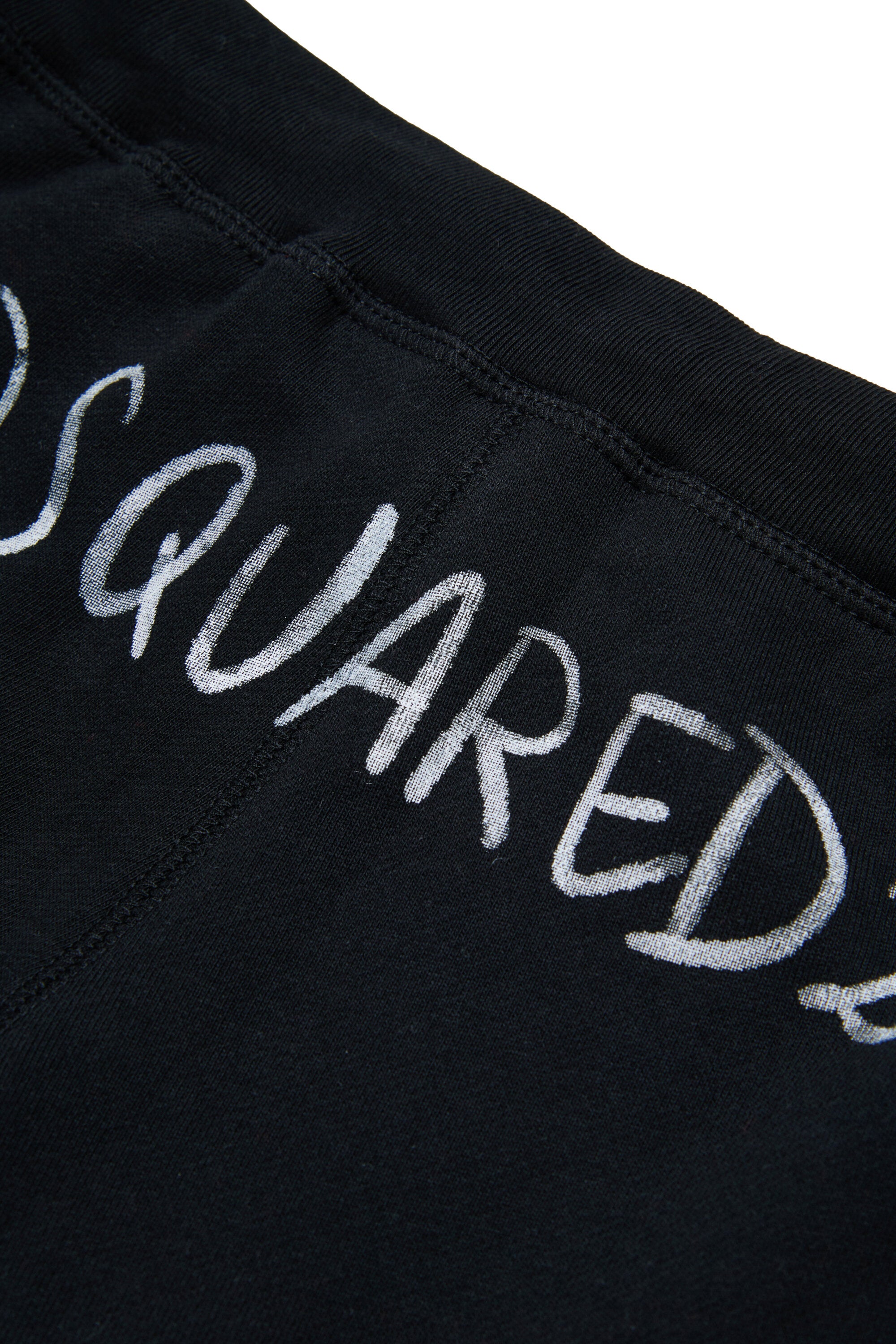 Fleece shorts with logo