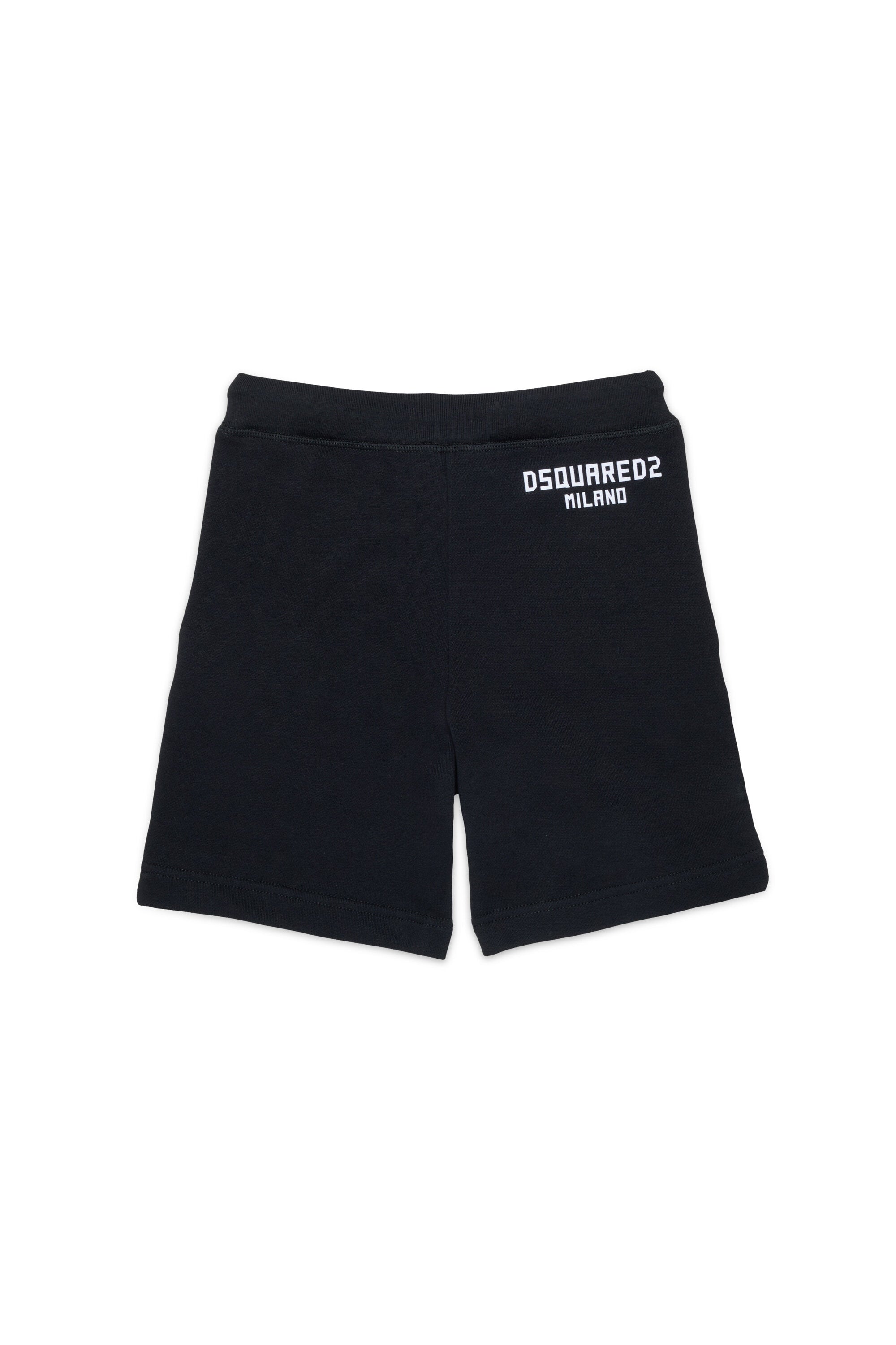 Fleece shorts with logo