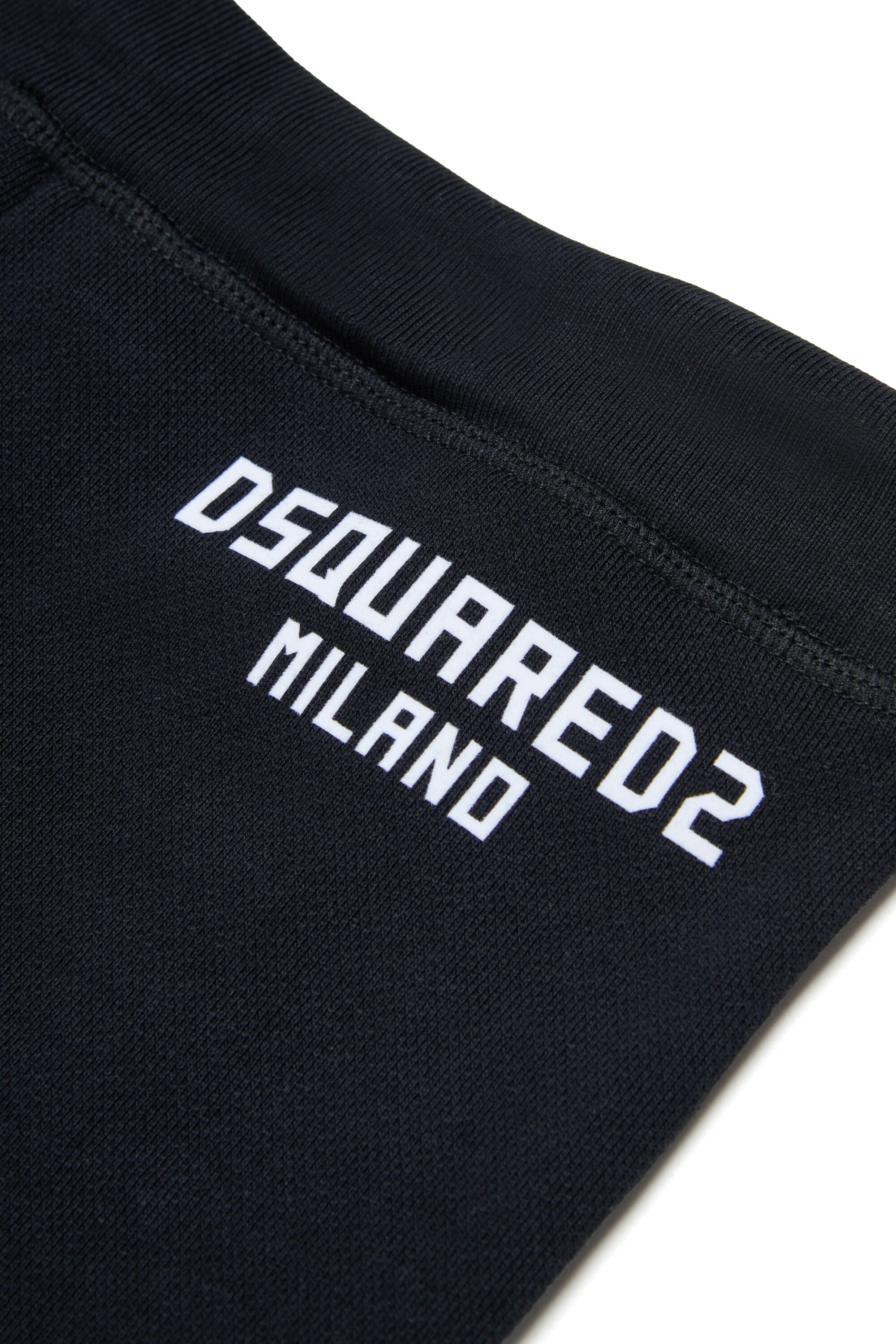 Fleece shorts with logo