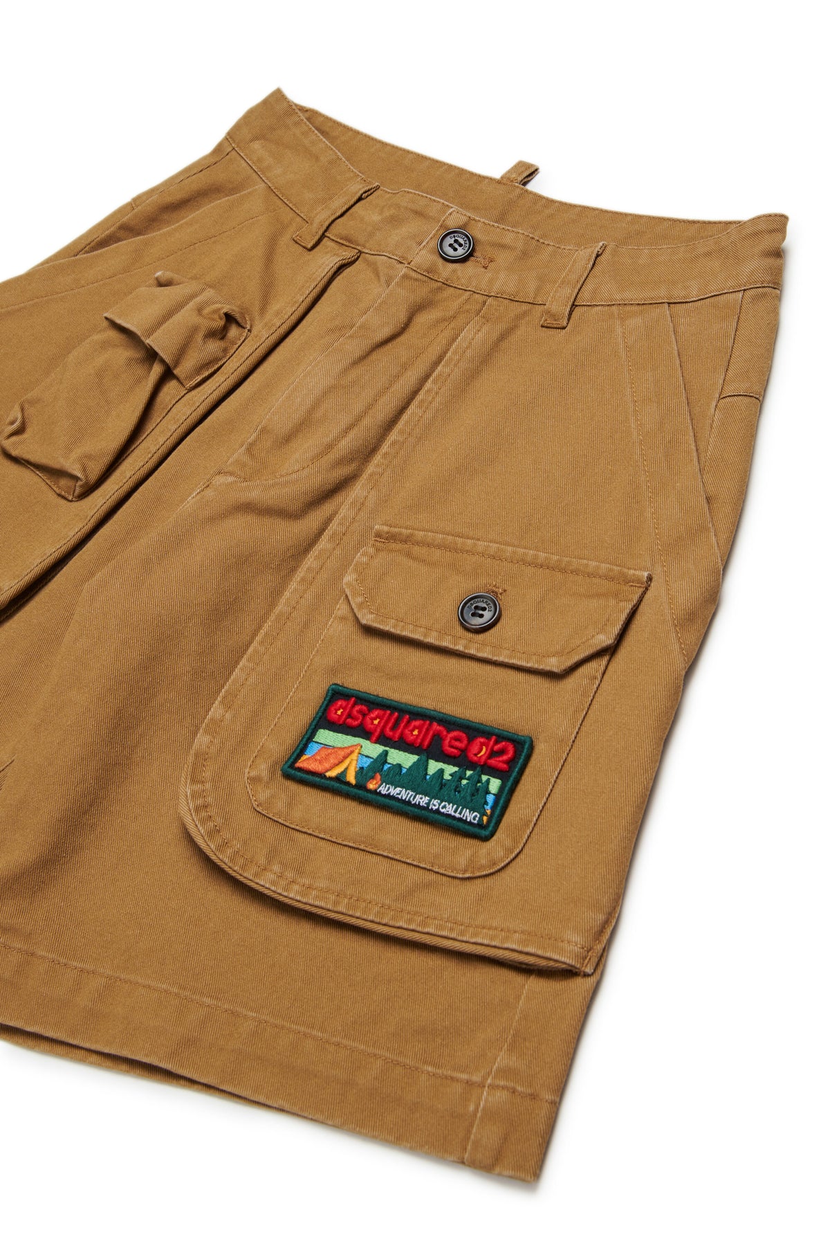 Cargo shorts with logo
