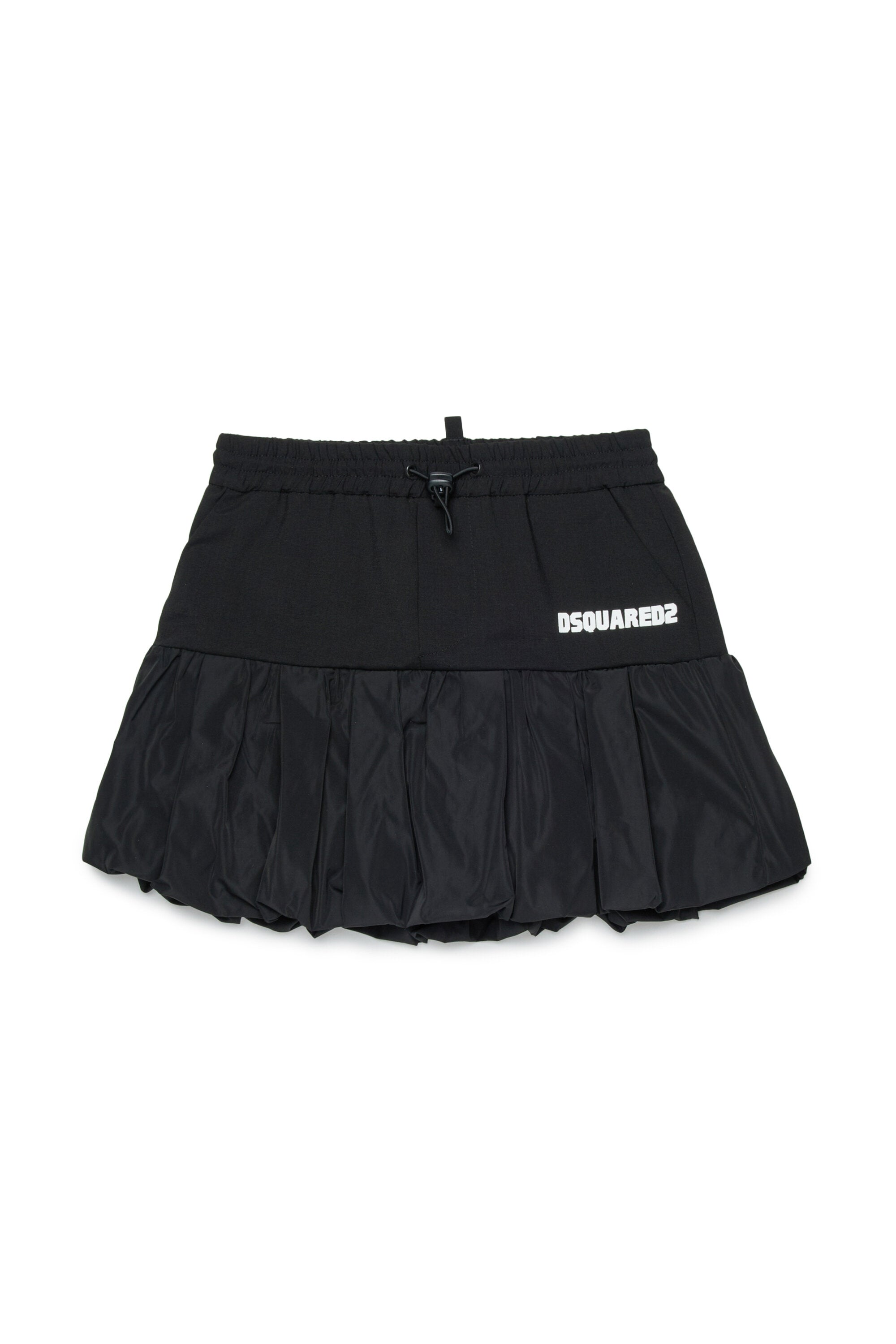 Short skirt with logo