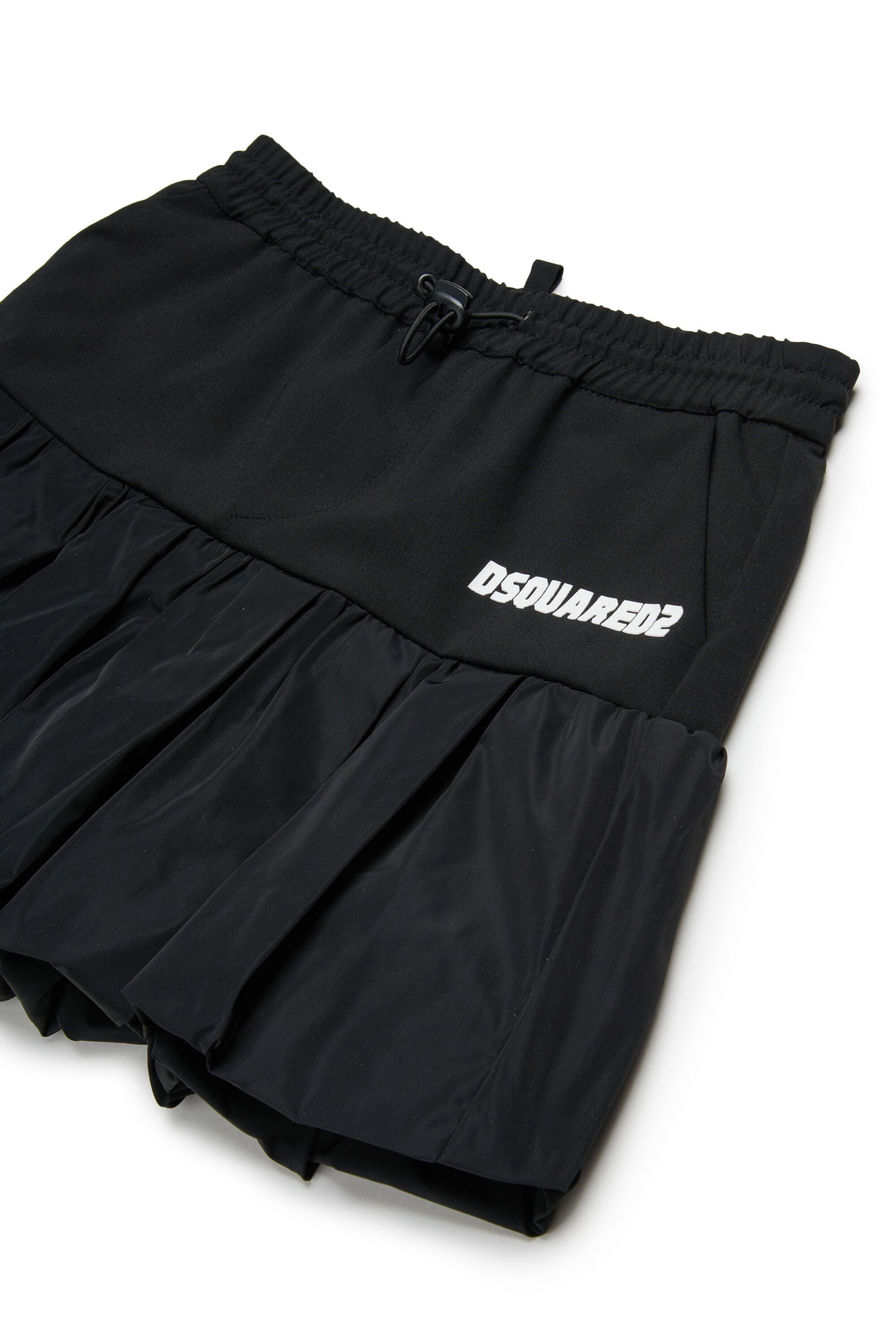 Short skirt with logo