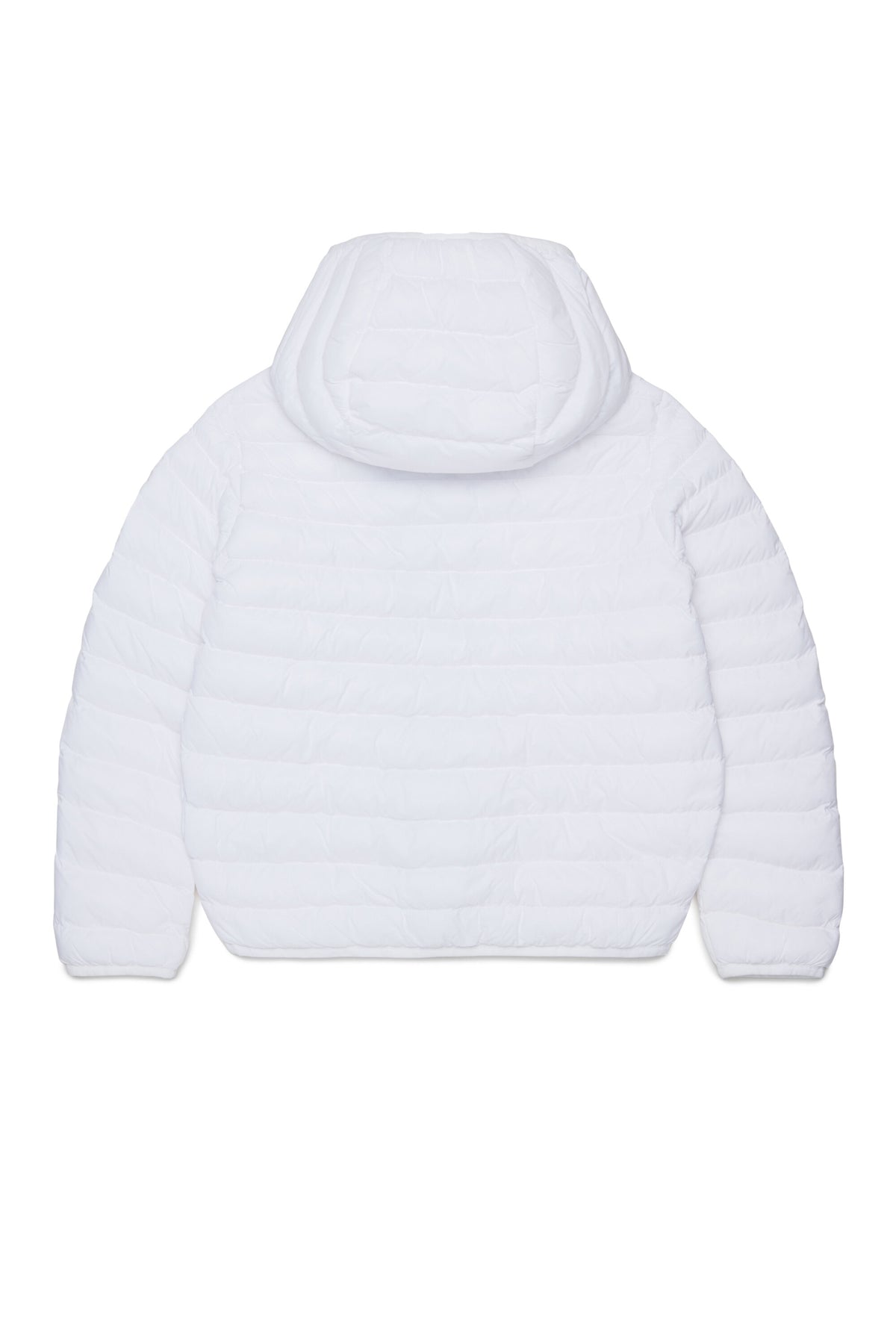 Padded jacket with printed logo