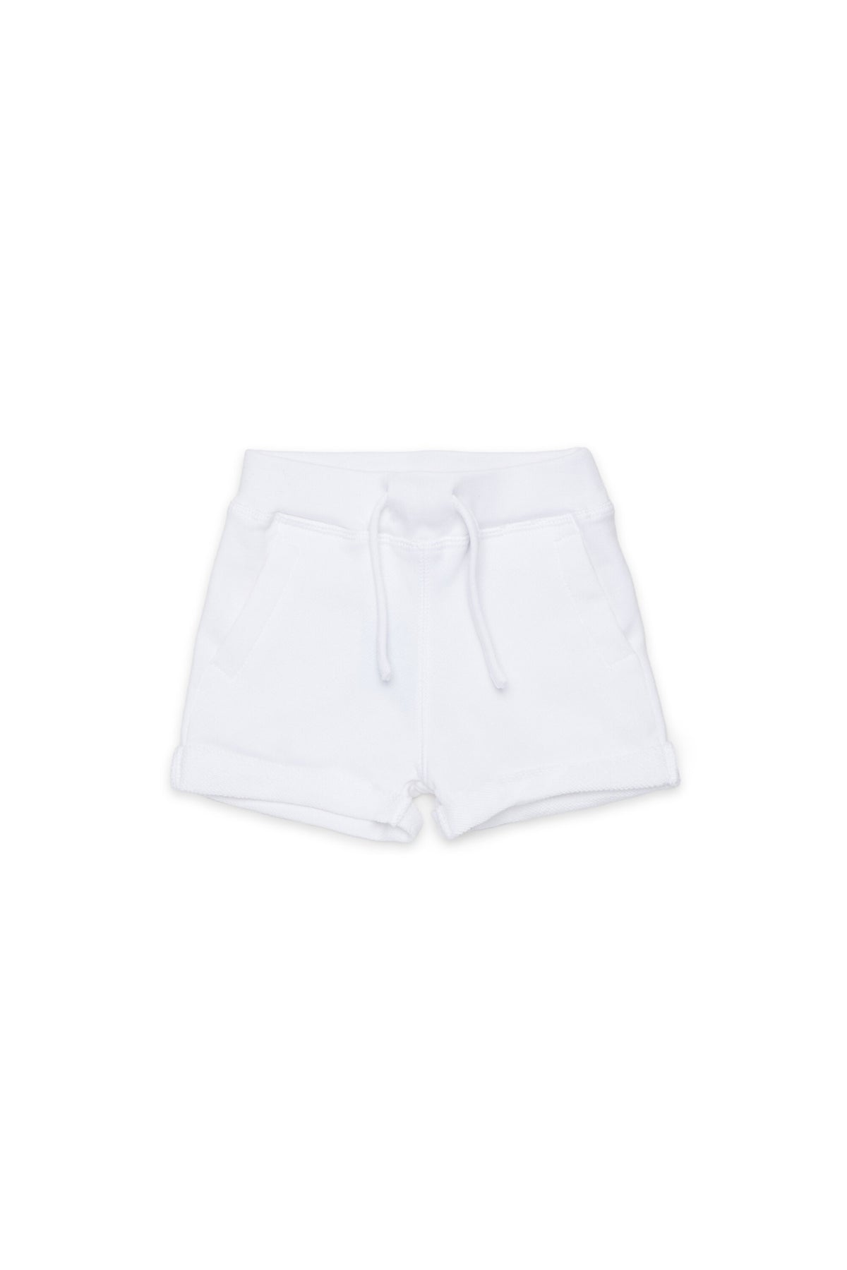 Fleece shorts with logo