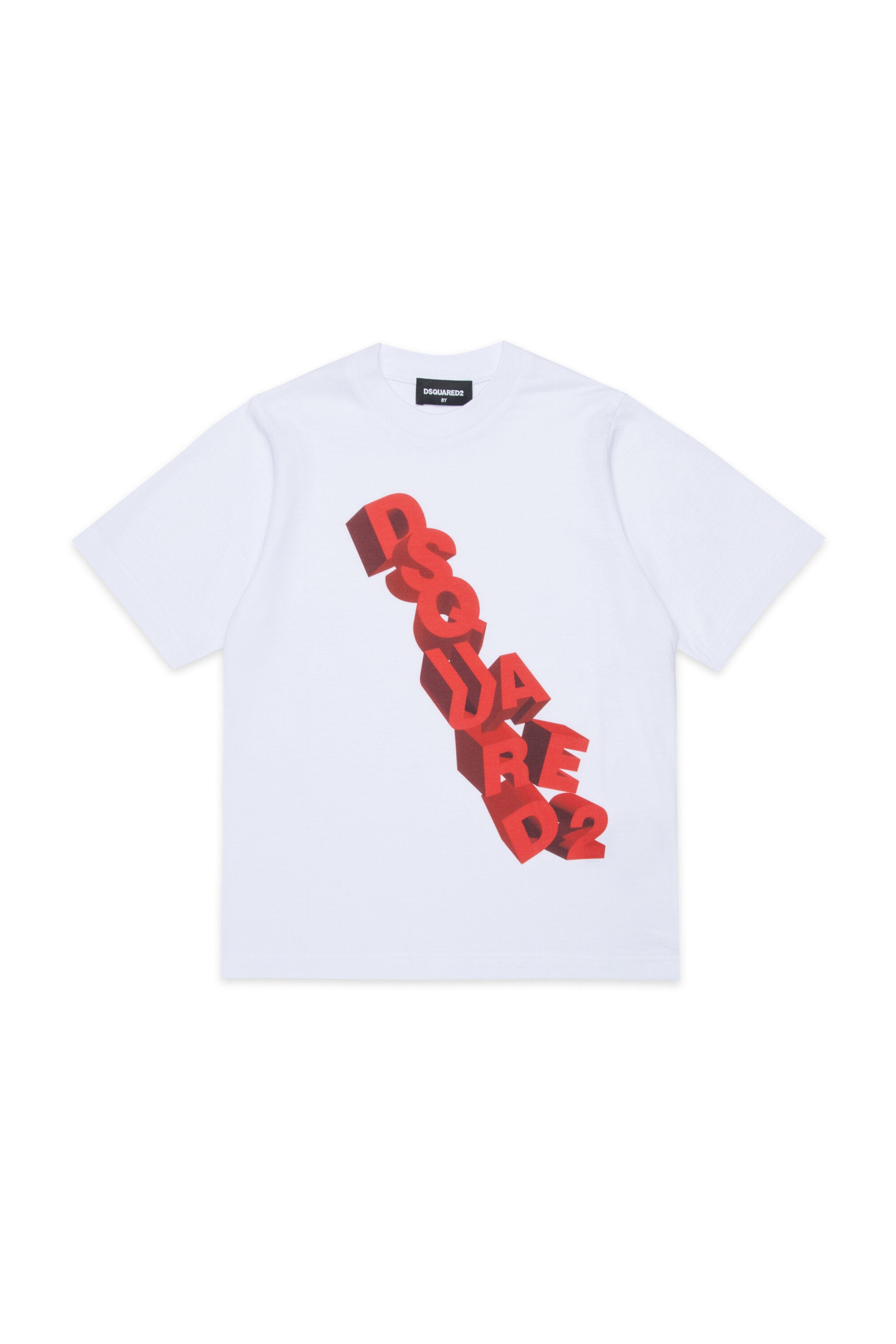 T-shirt with printed front logo