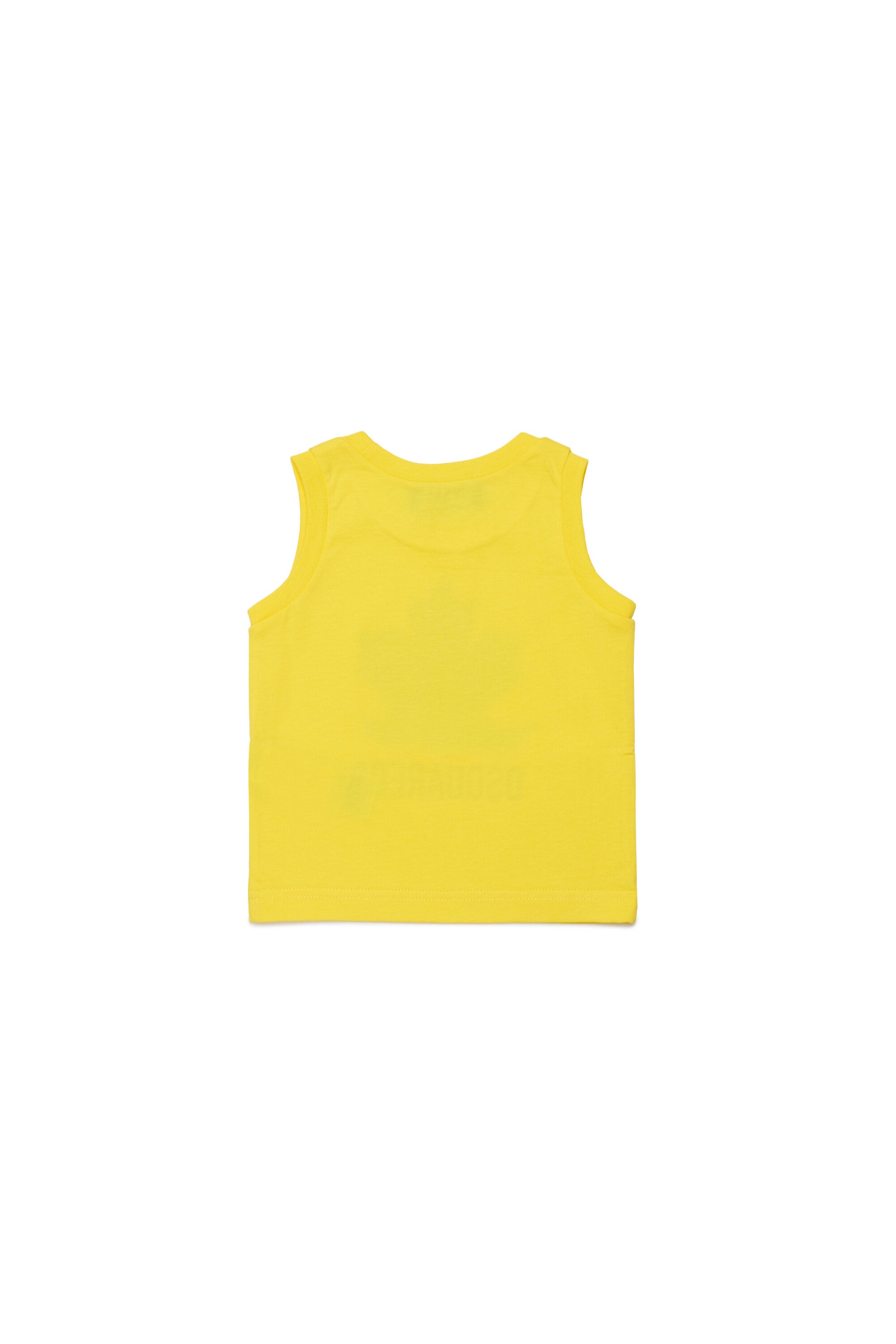 Sleeveless T-shirt with logo