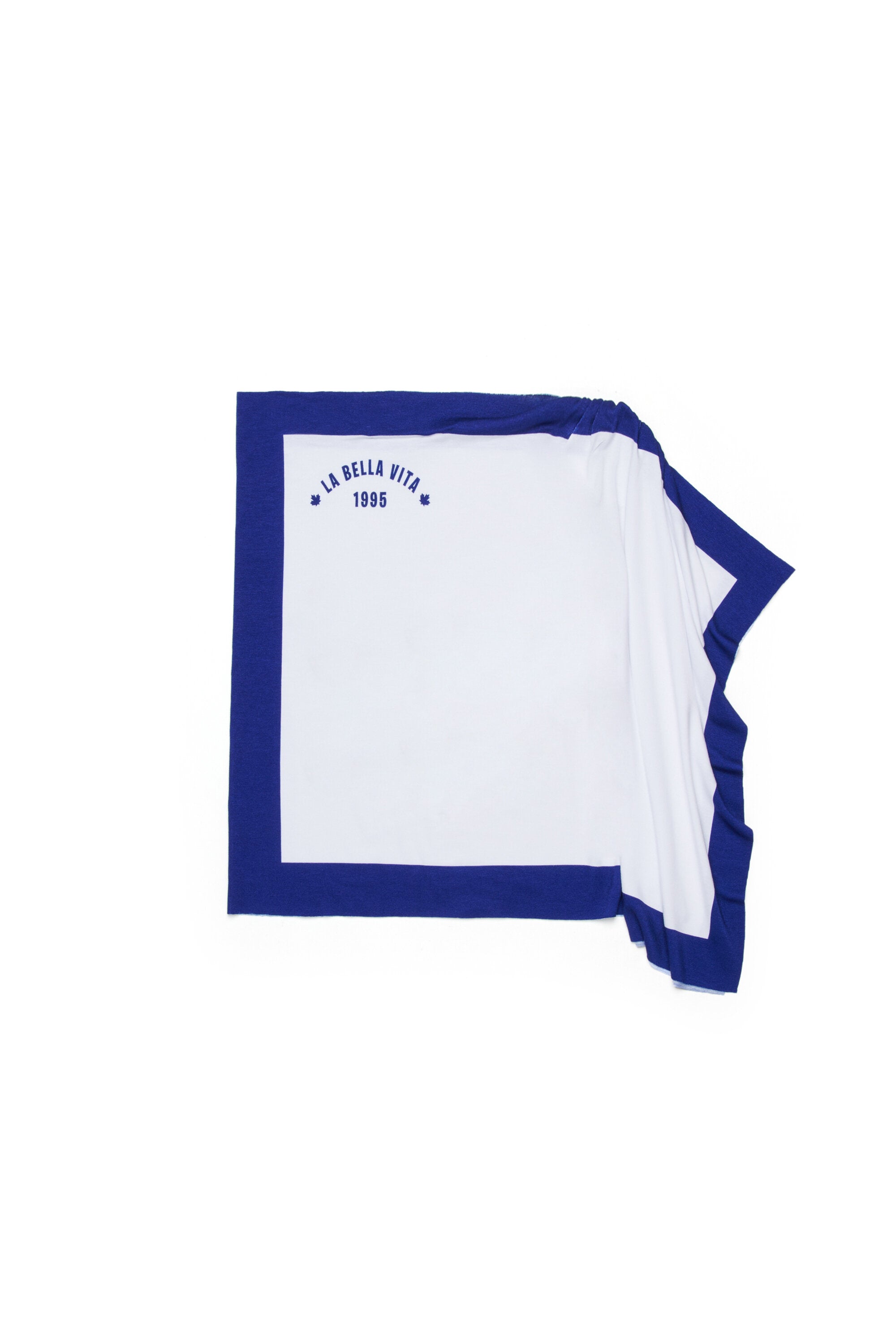 One-shoulder T-shirt with logo