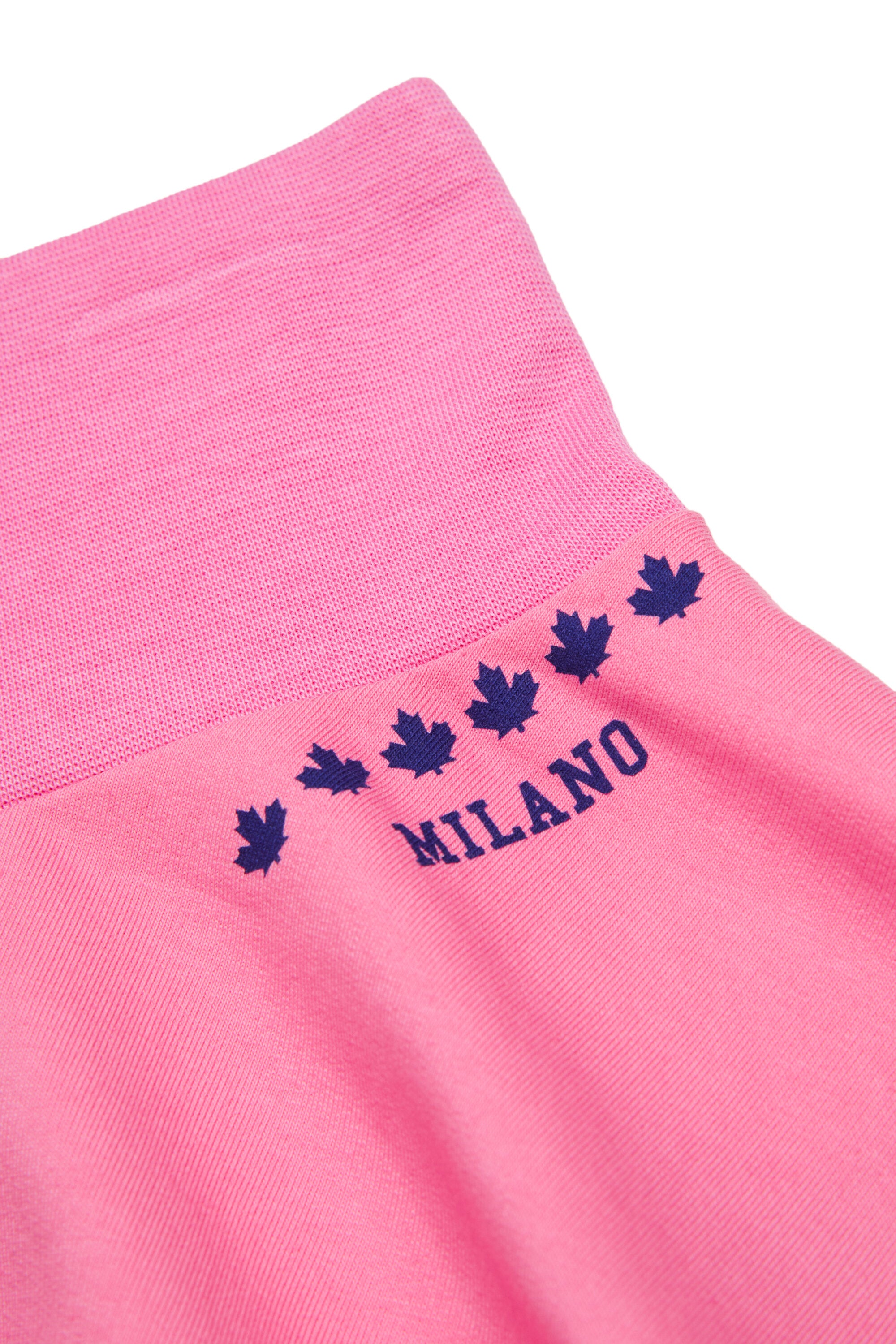 Mini skirt with printed logo