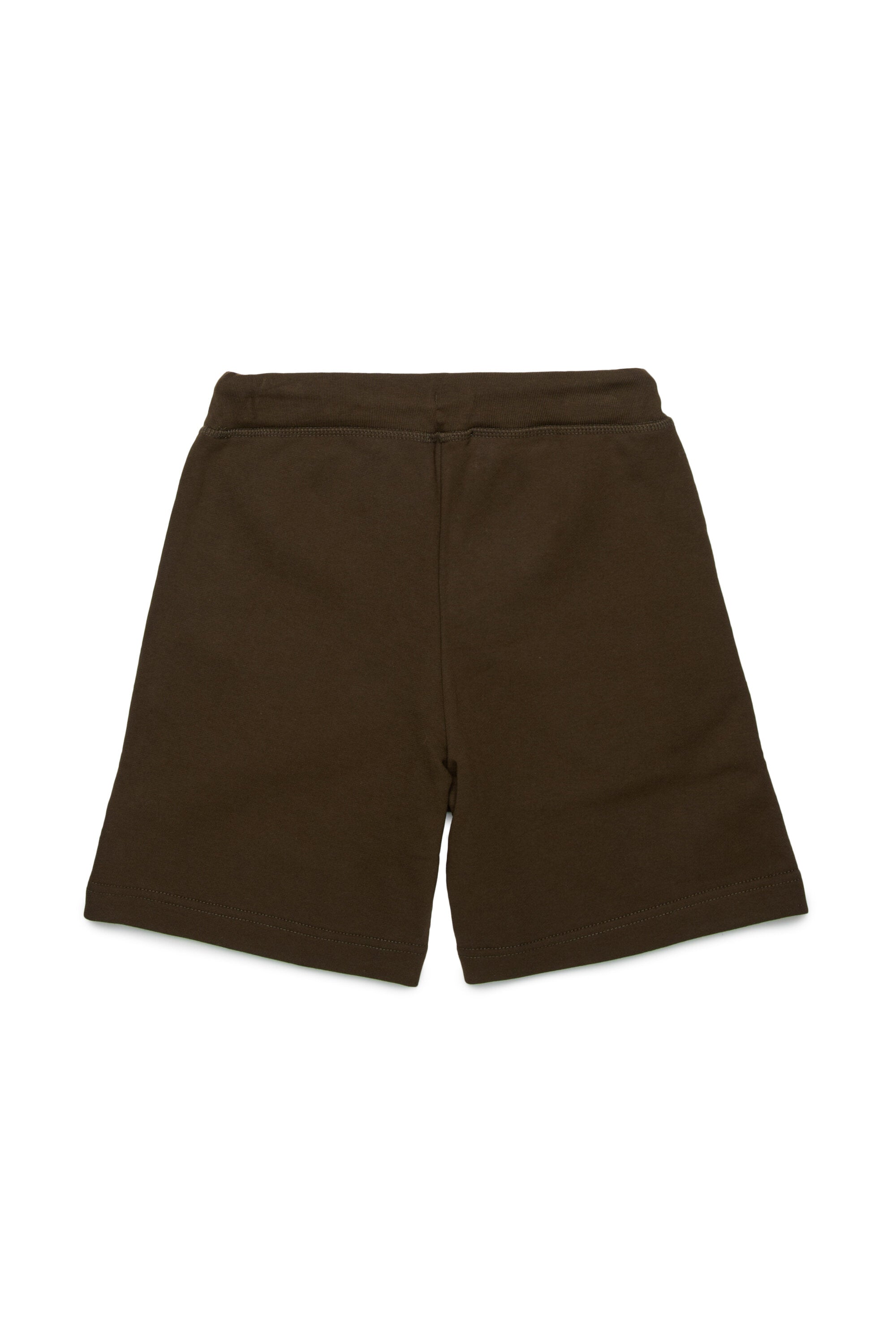 Fleece shorts with logo