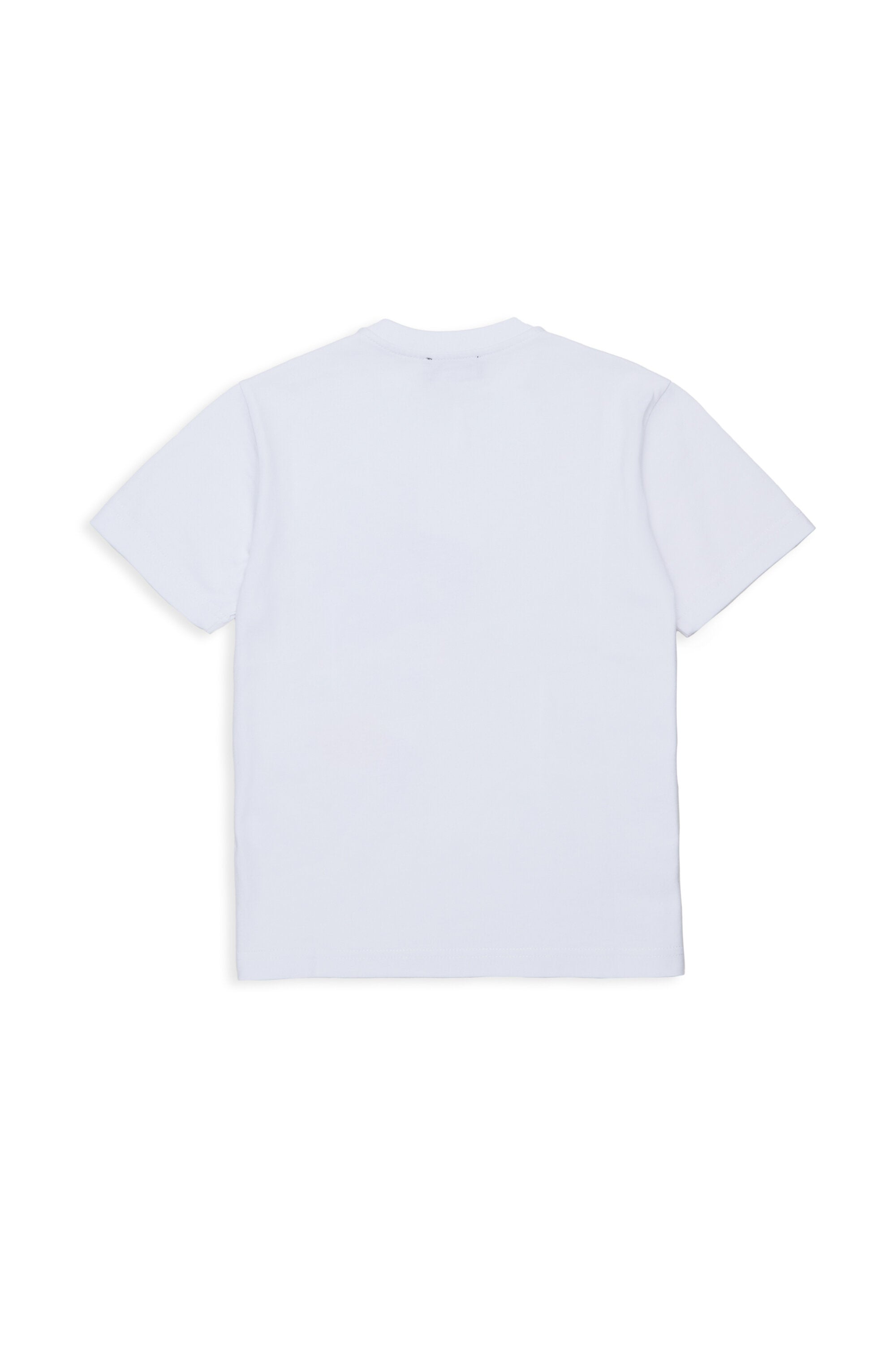 T-shirt with logo and applied patch