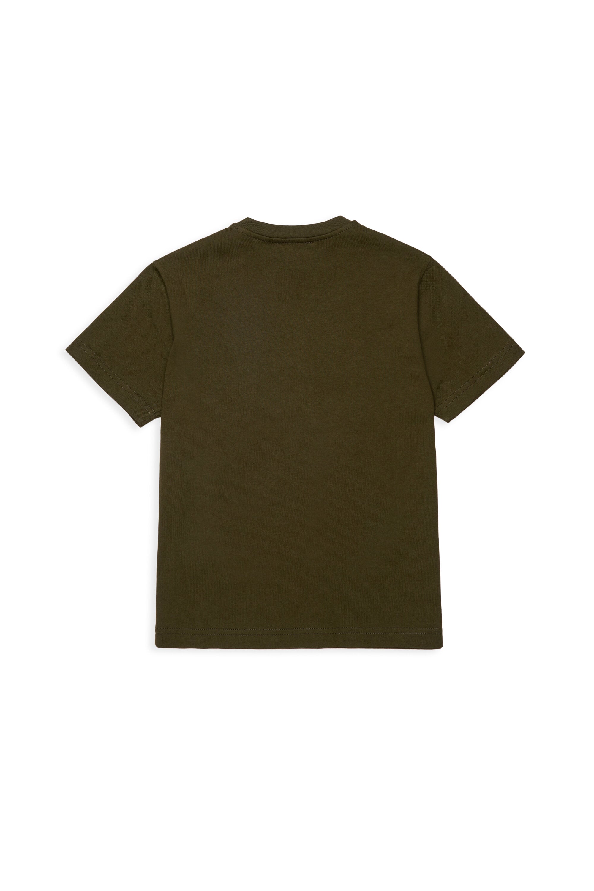 T-shirt with logo and applied patch