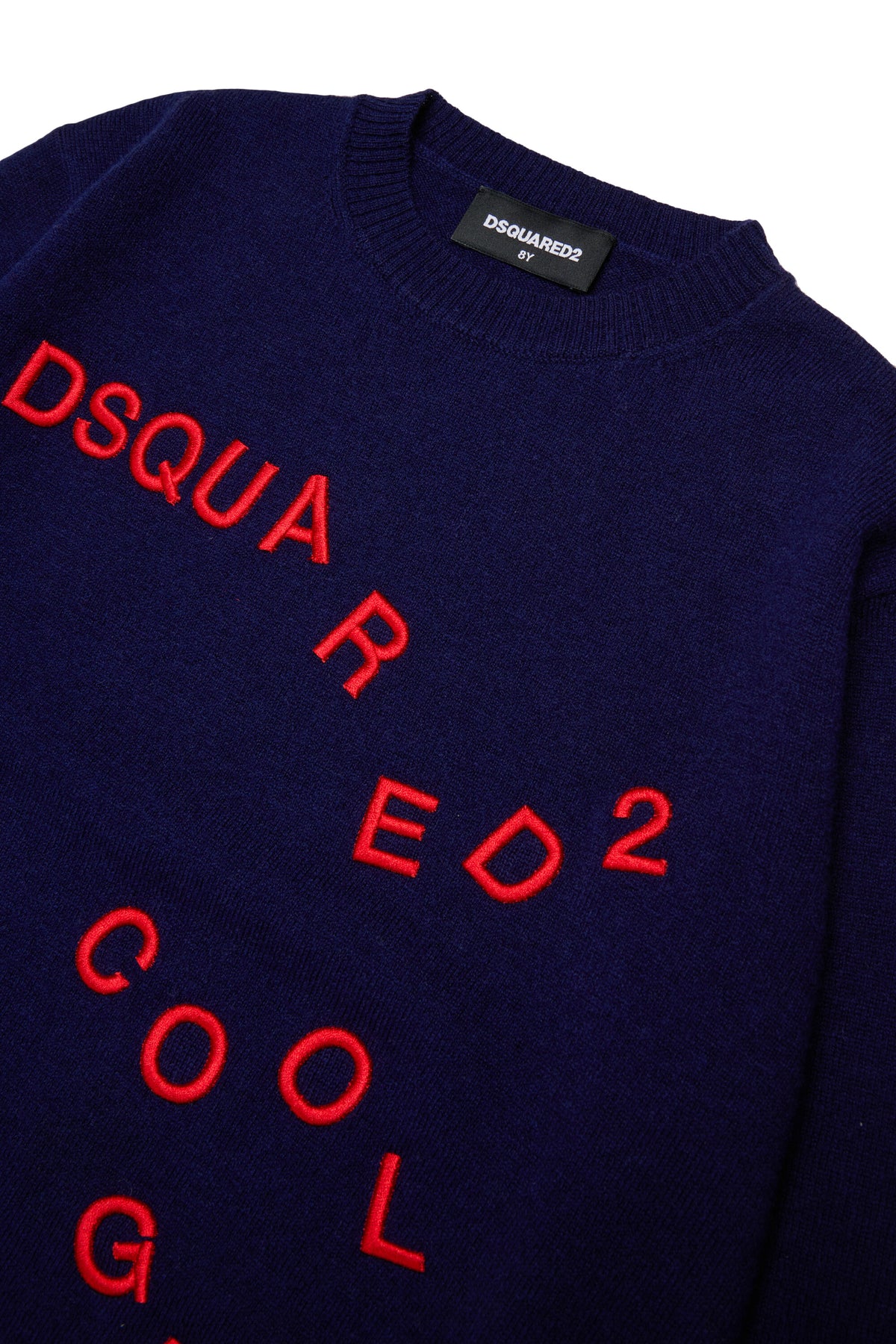 Crew-neck pullover with logo