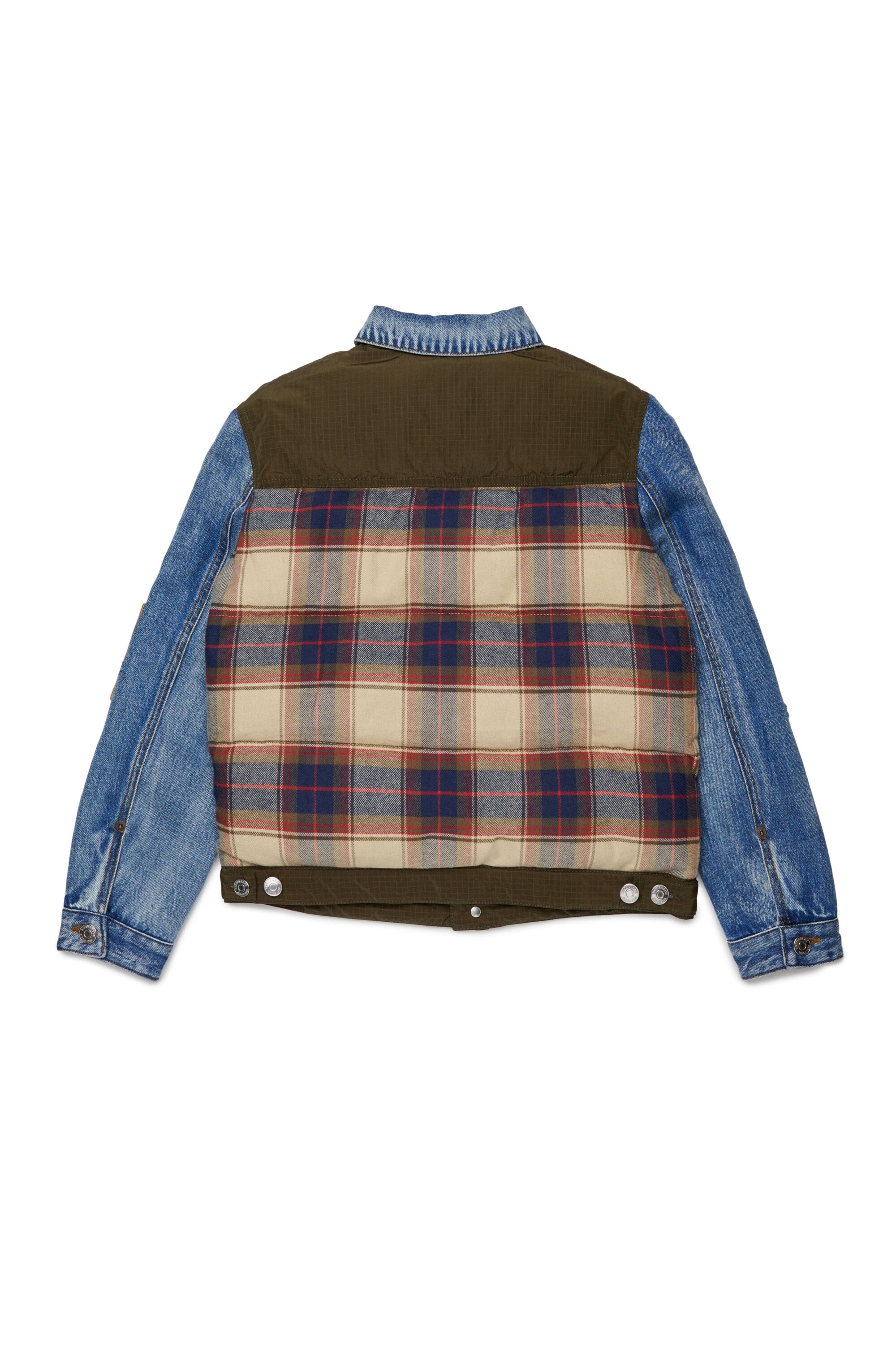 Workwear patchwork jacket with logo