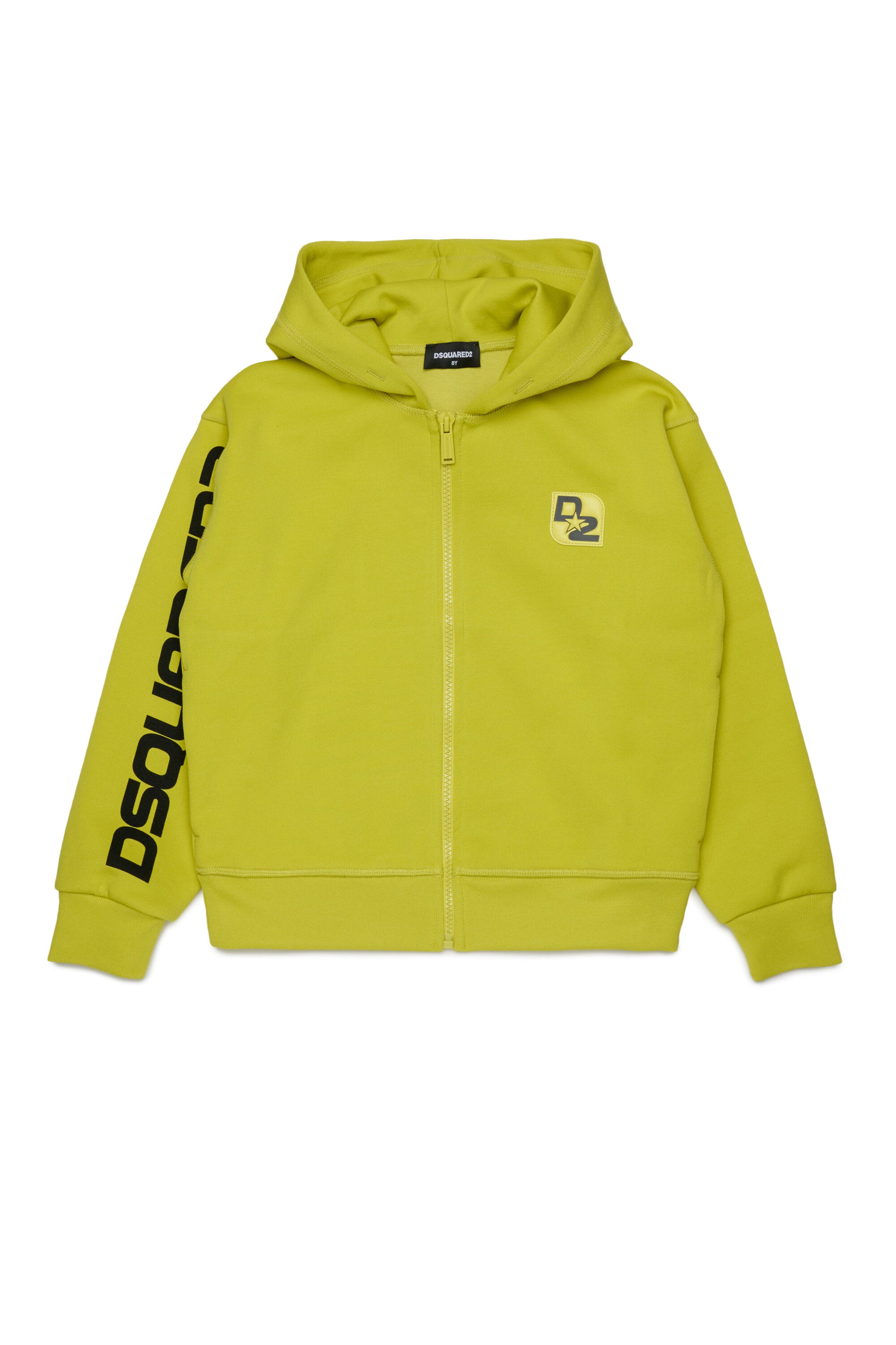 Zip-up sweatshirt with logo