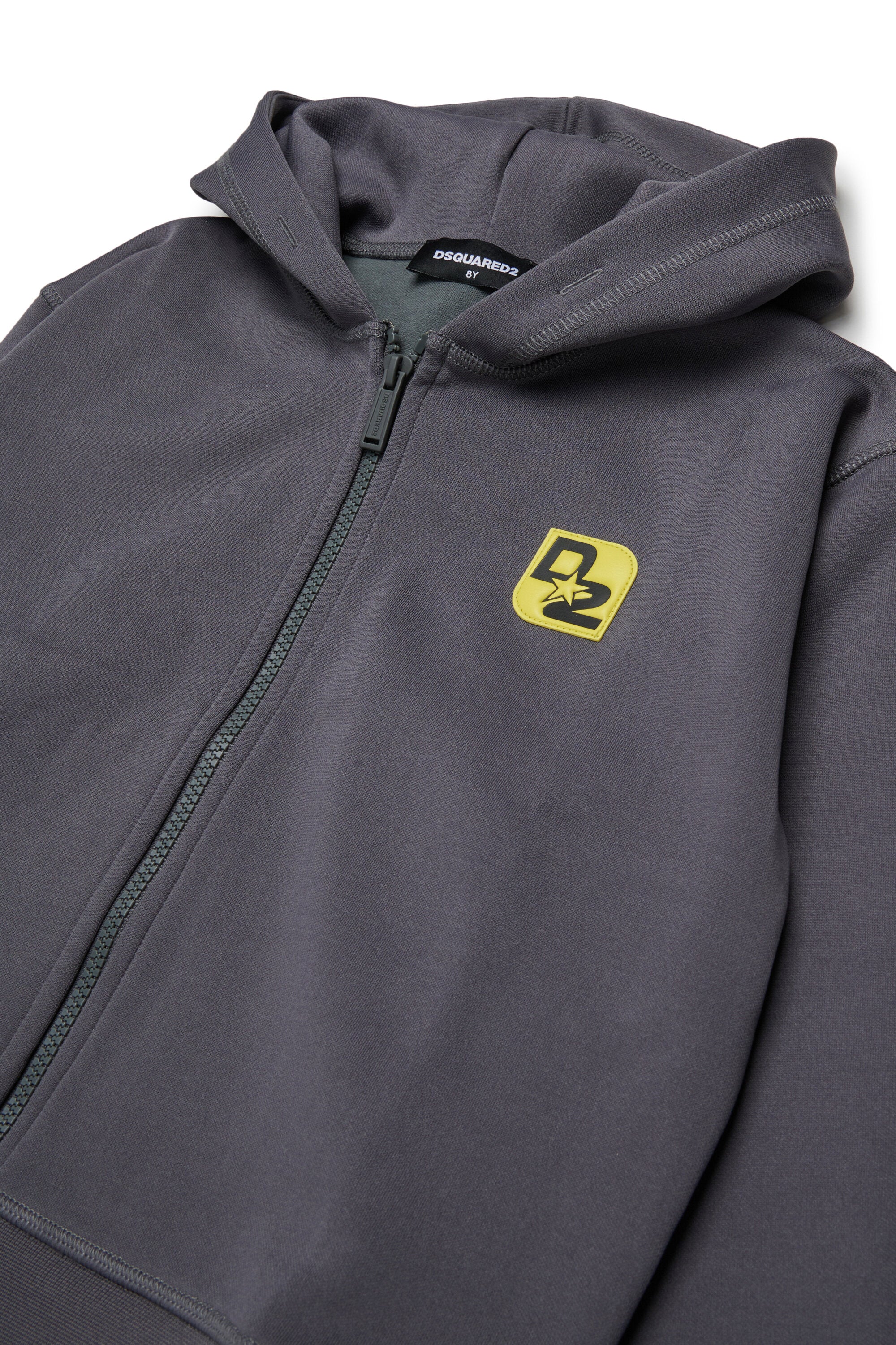 Zip-up sweatshirt with logo