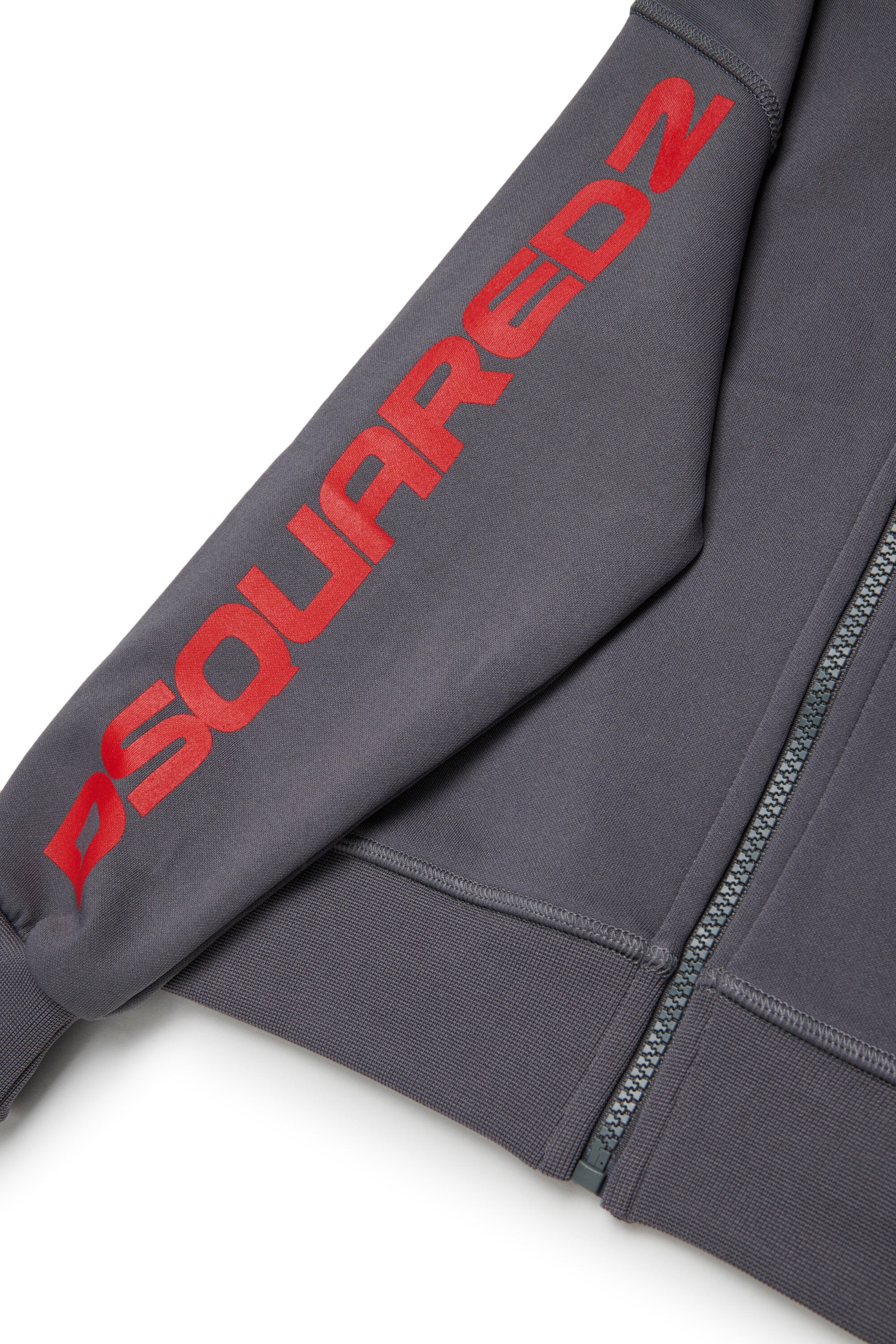 Zip-up sweatshirt with logo