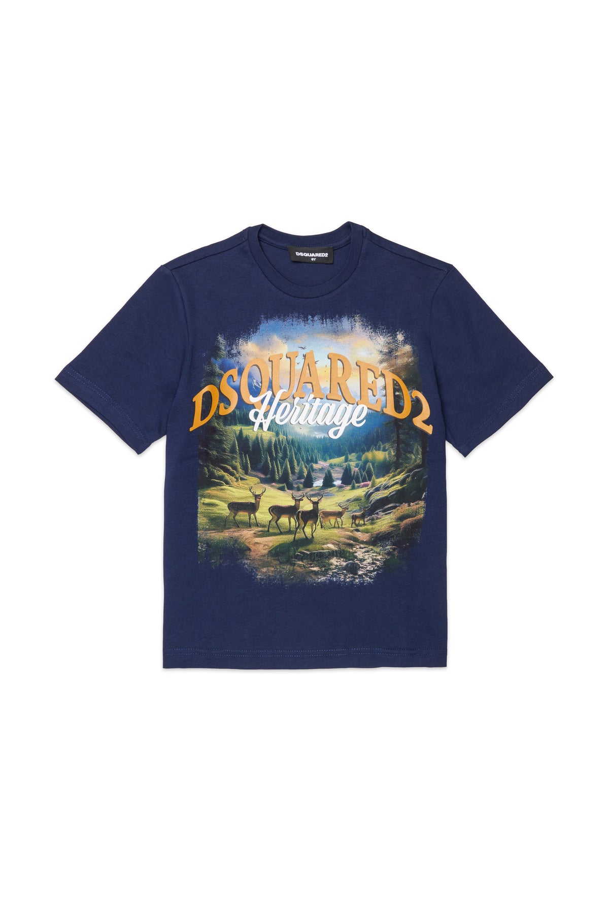T-shirt with printed logo