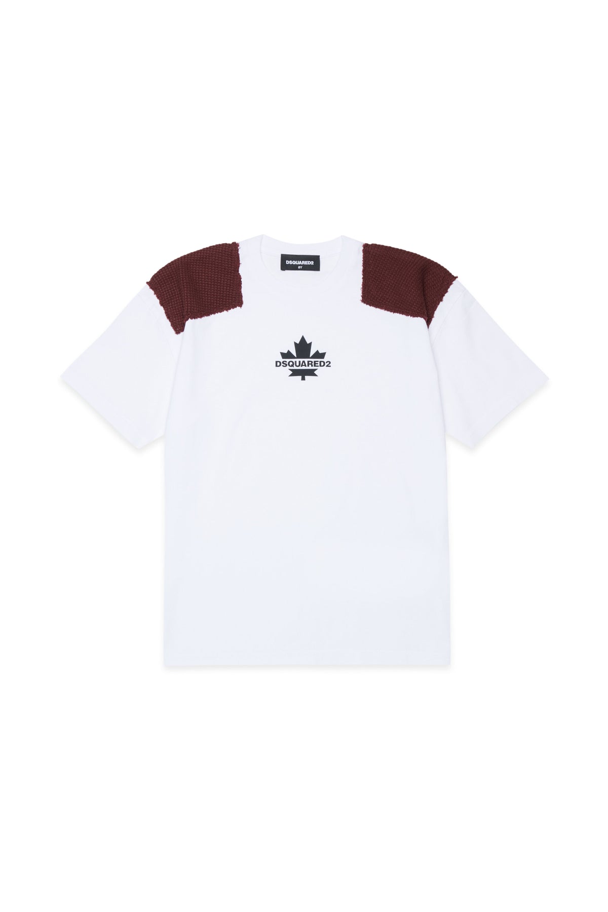 T-shirt with logo and contrast shoulders
