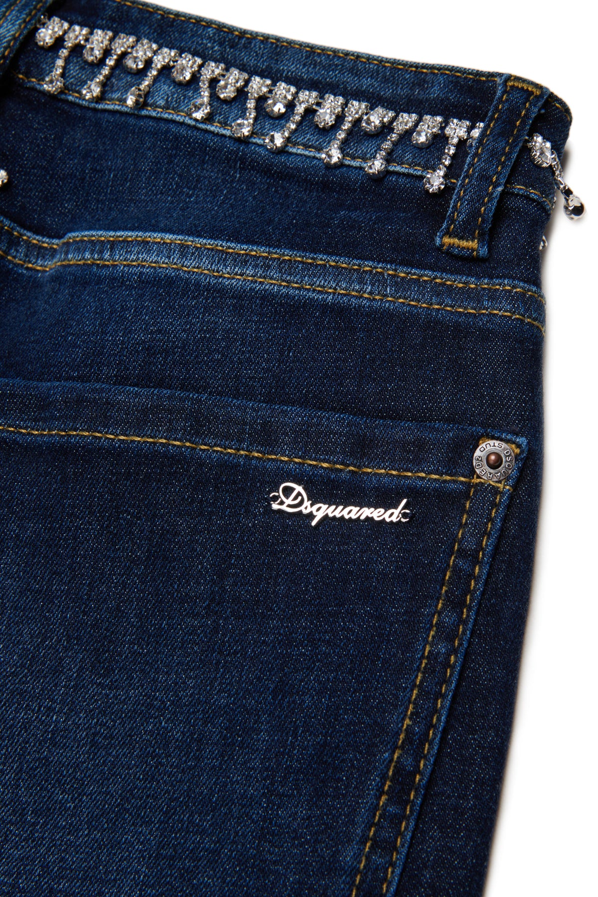 Relaxed jeans with jewel embellishments - Loose Twist