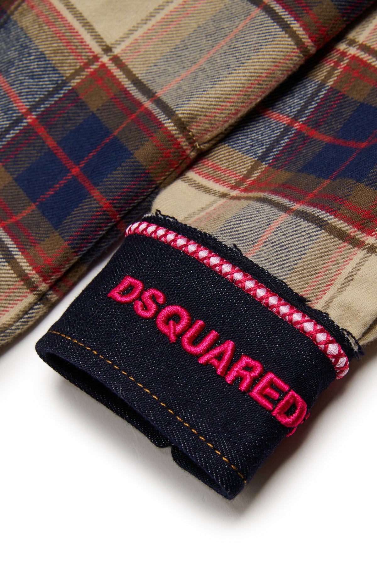 Checked shirt dress