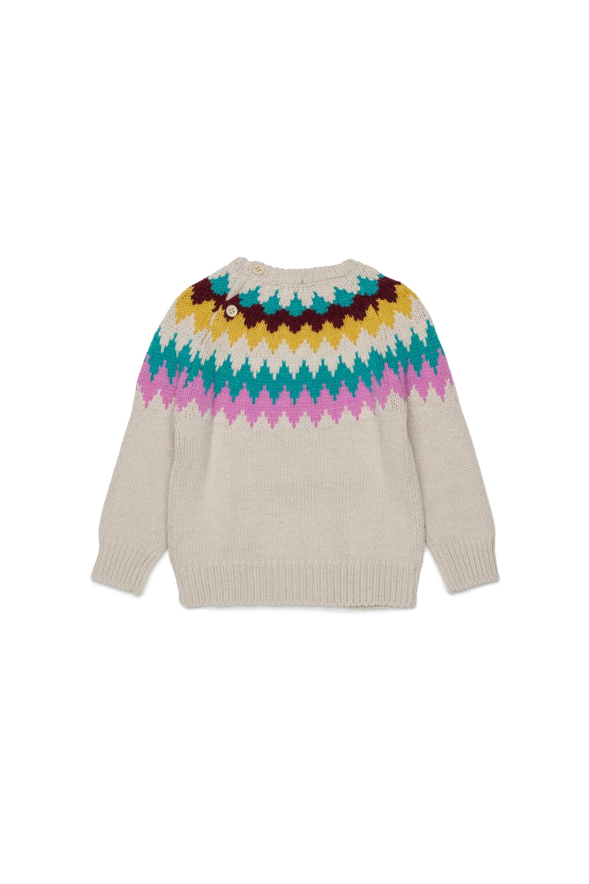Crew-neck pullover with logo