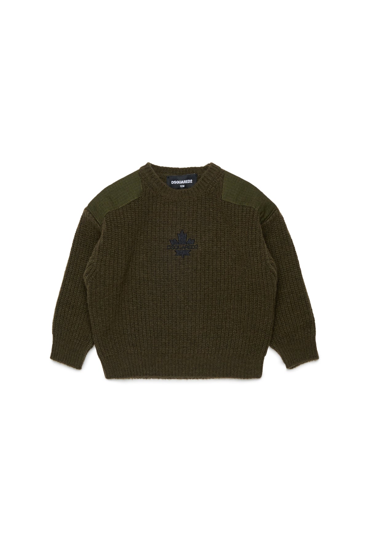 Crew-neck pullover with logo