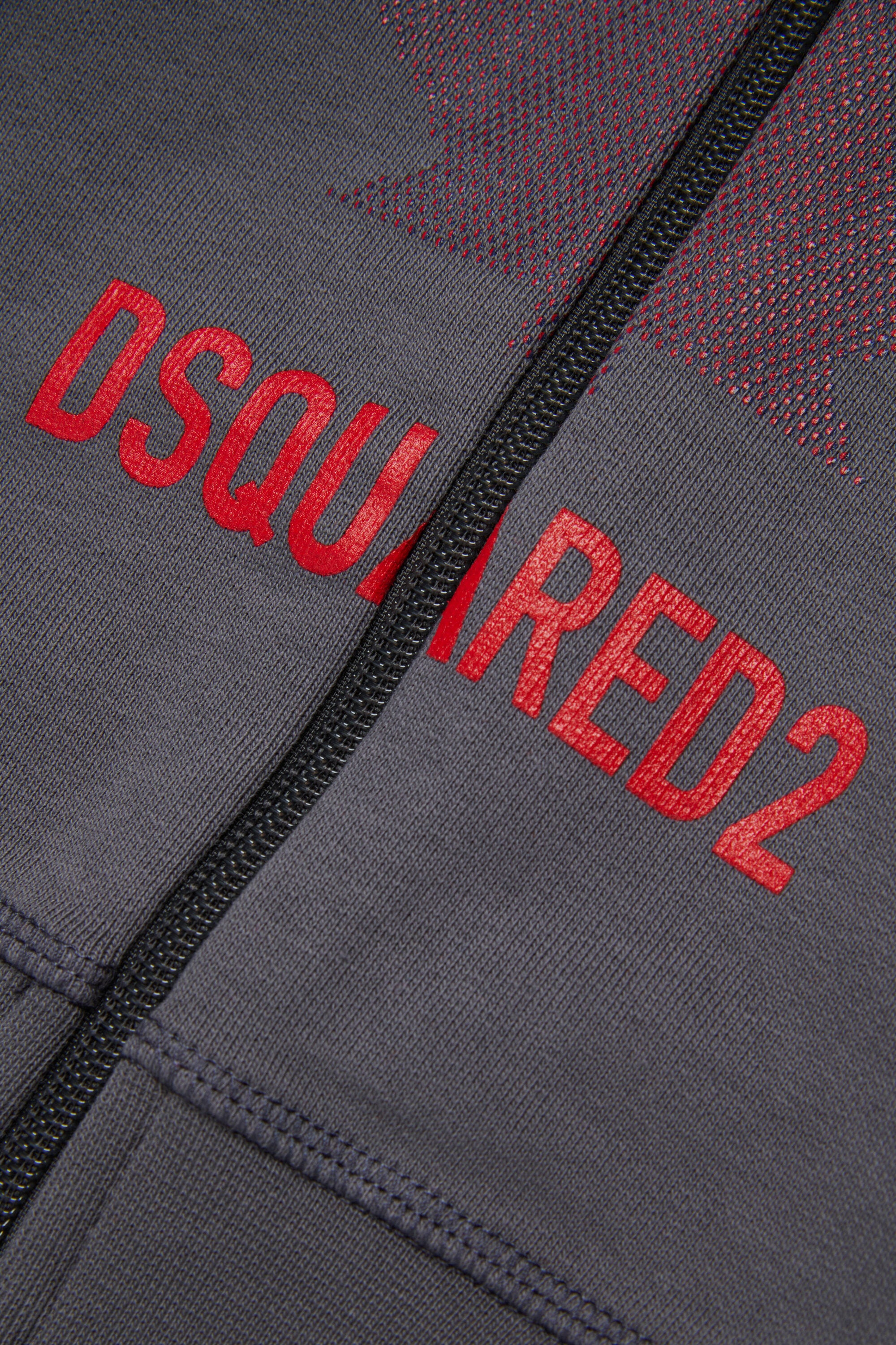 Zip sweatshirt with logo