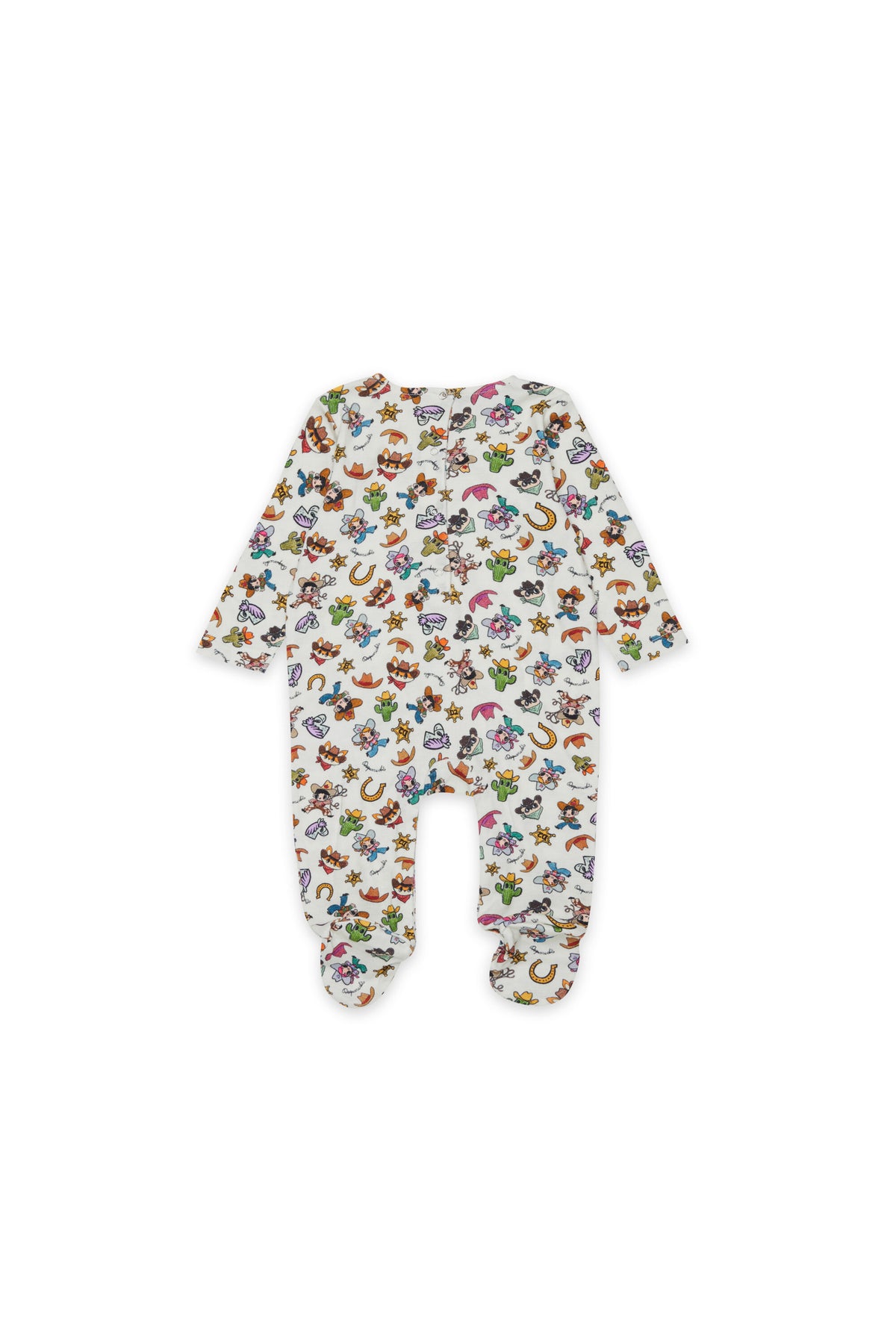Multicolor western print jumpsuit