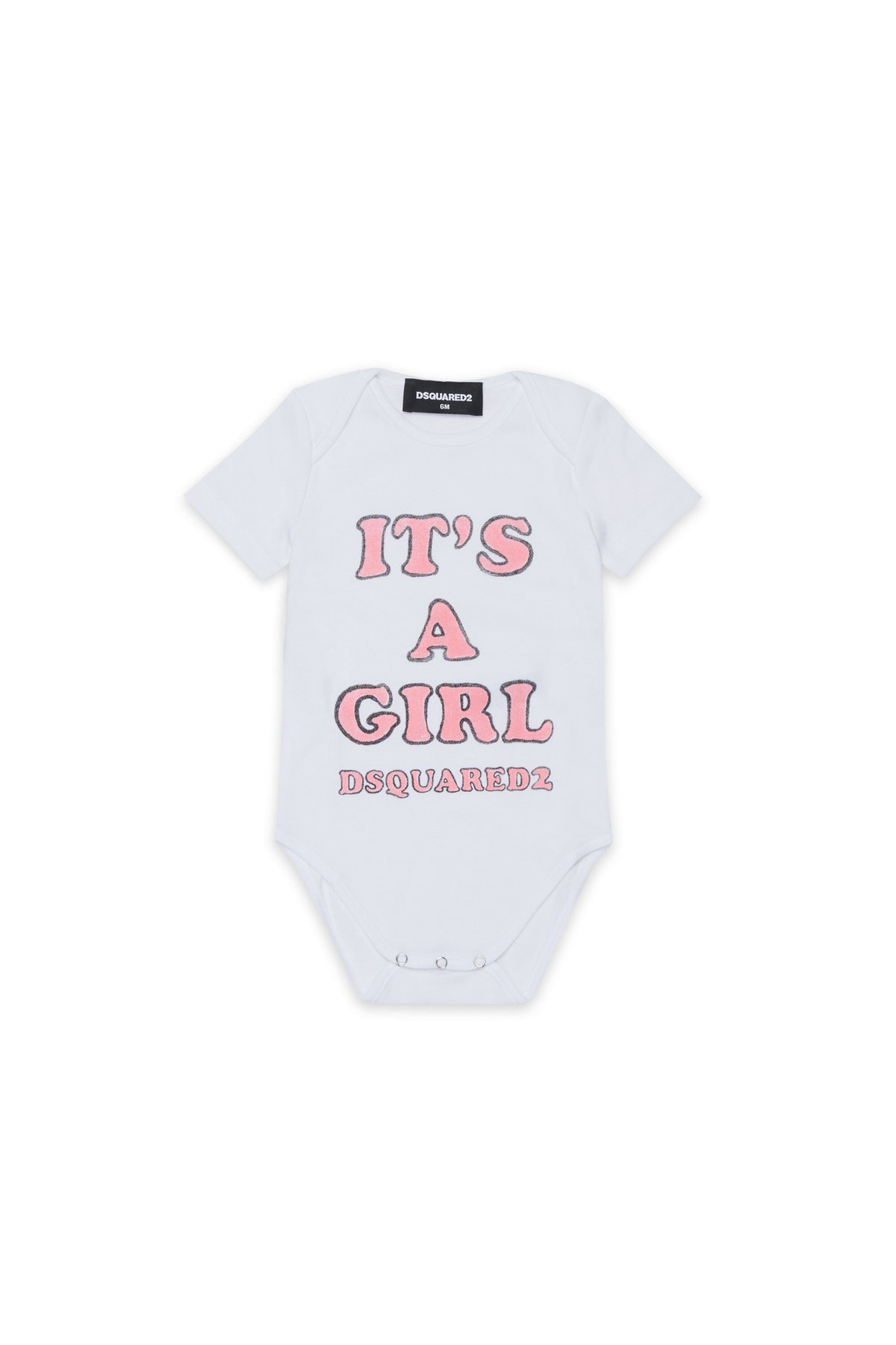 Short-sleeved bodysuit with logo