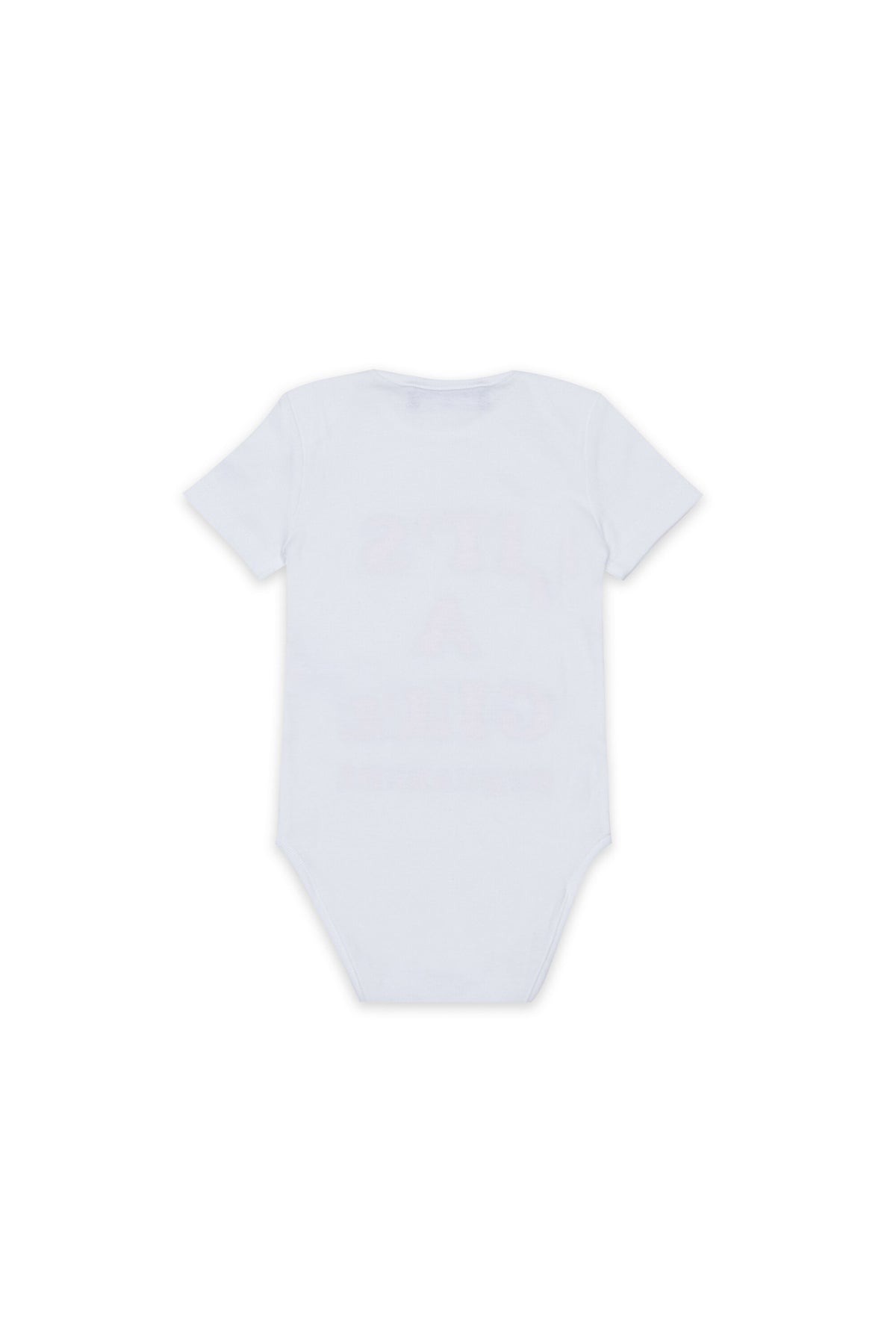 Short-sleeved bodysuit with logo