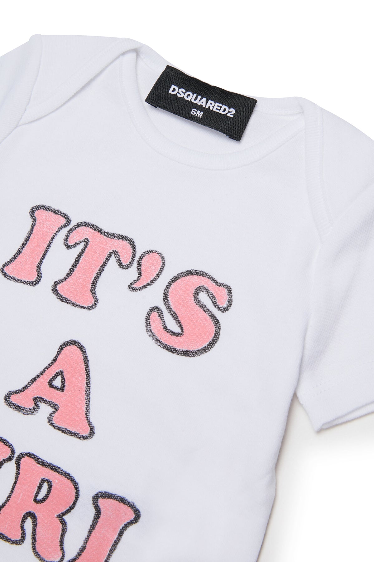 Short-sleeved bodysuit with logo
