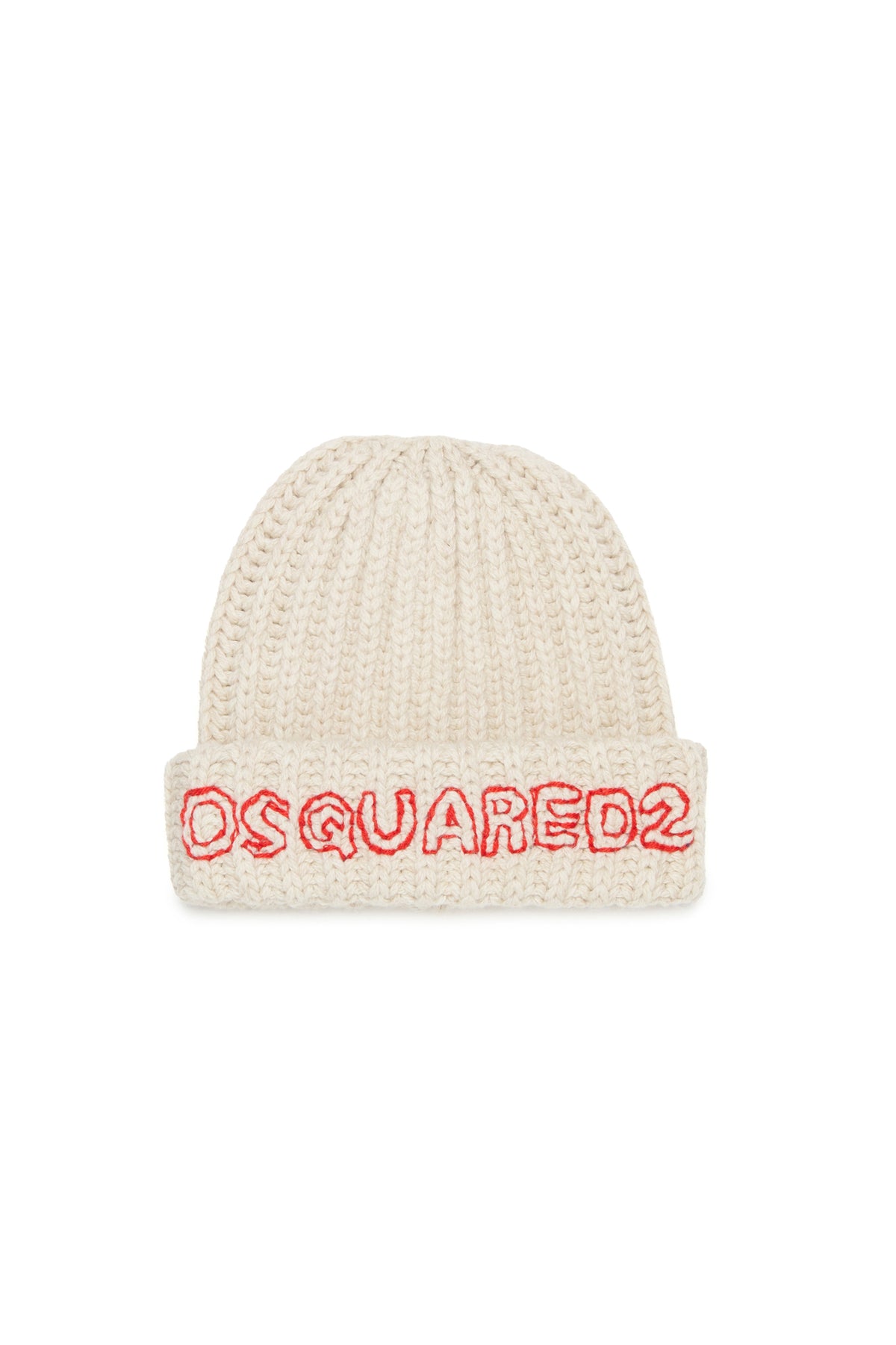Cuffed beanie with logo