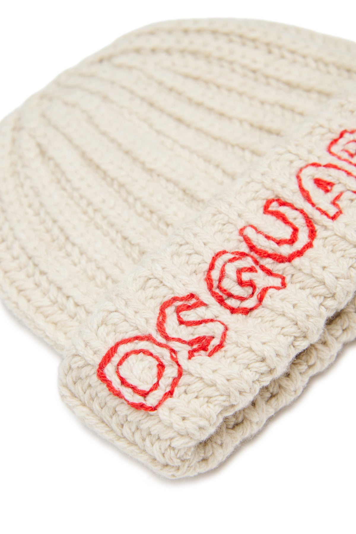 Cuffed beanie with logo