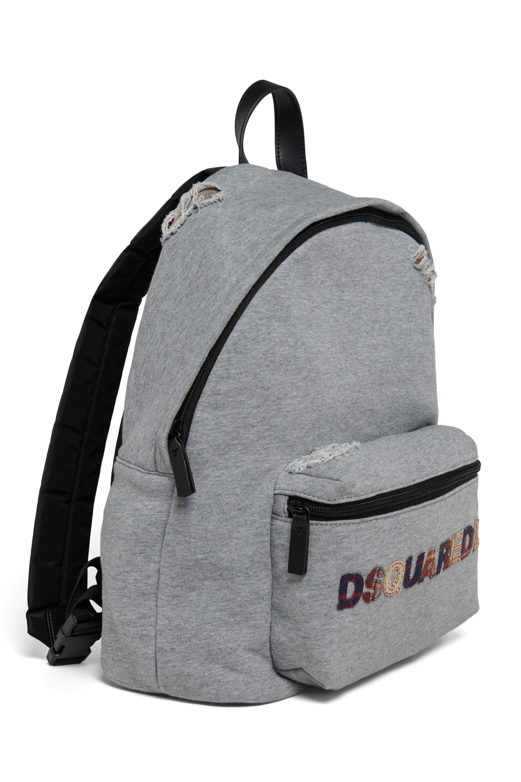 Backpack with front logo