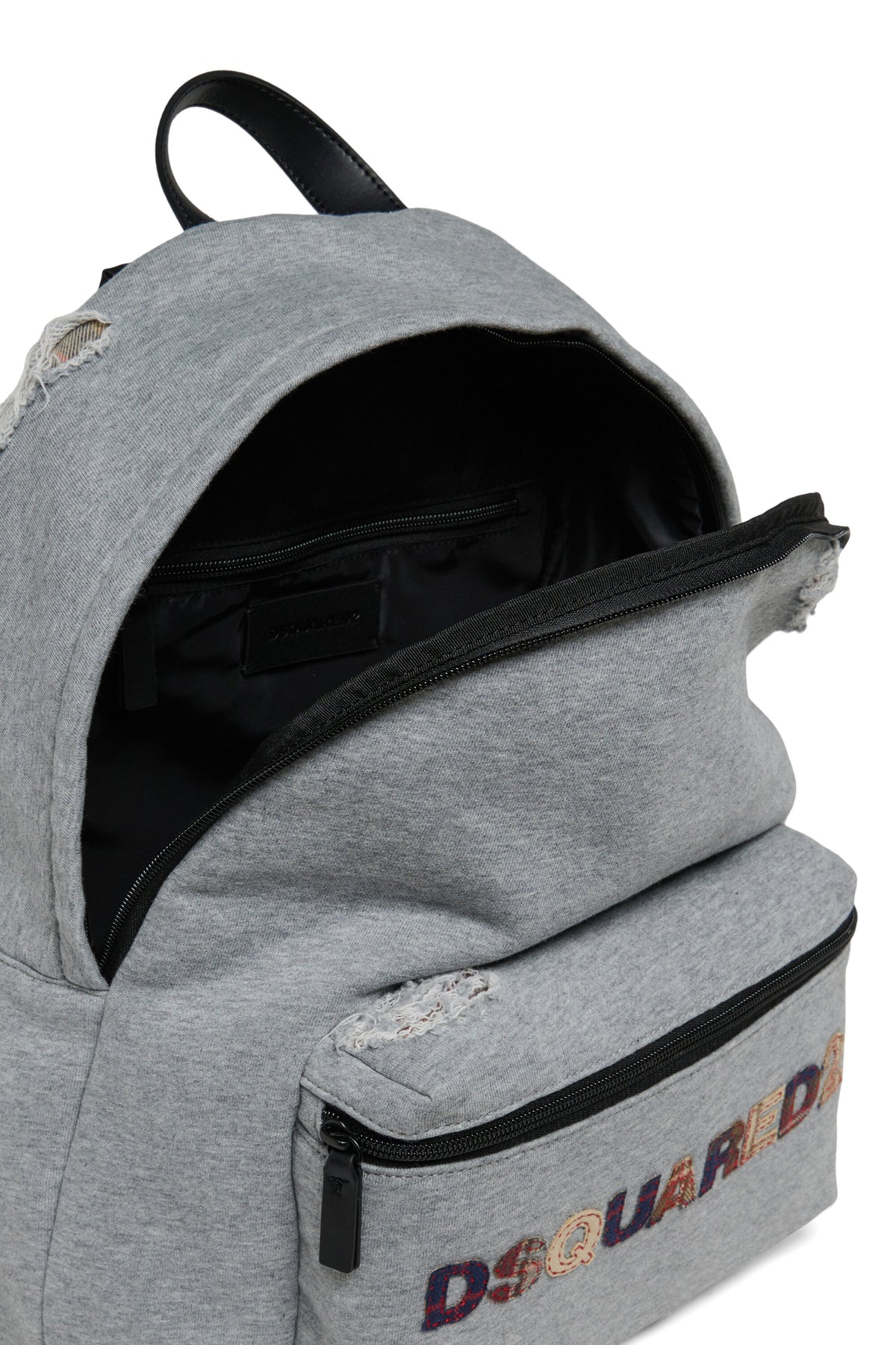 Backpack with front logo