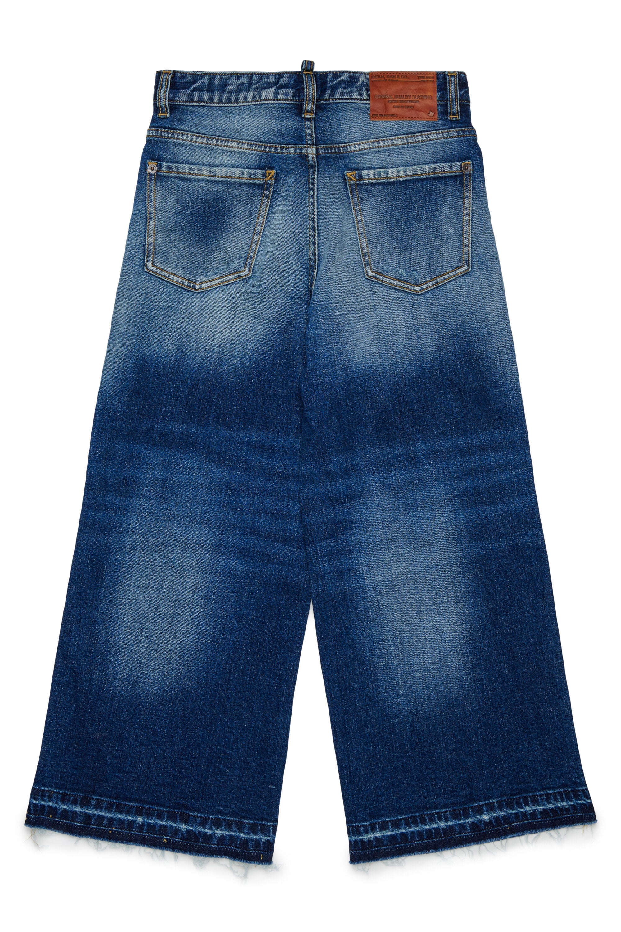 Relaxed fit jeans in medium blue wash - Baggy