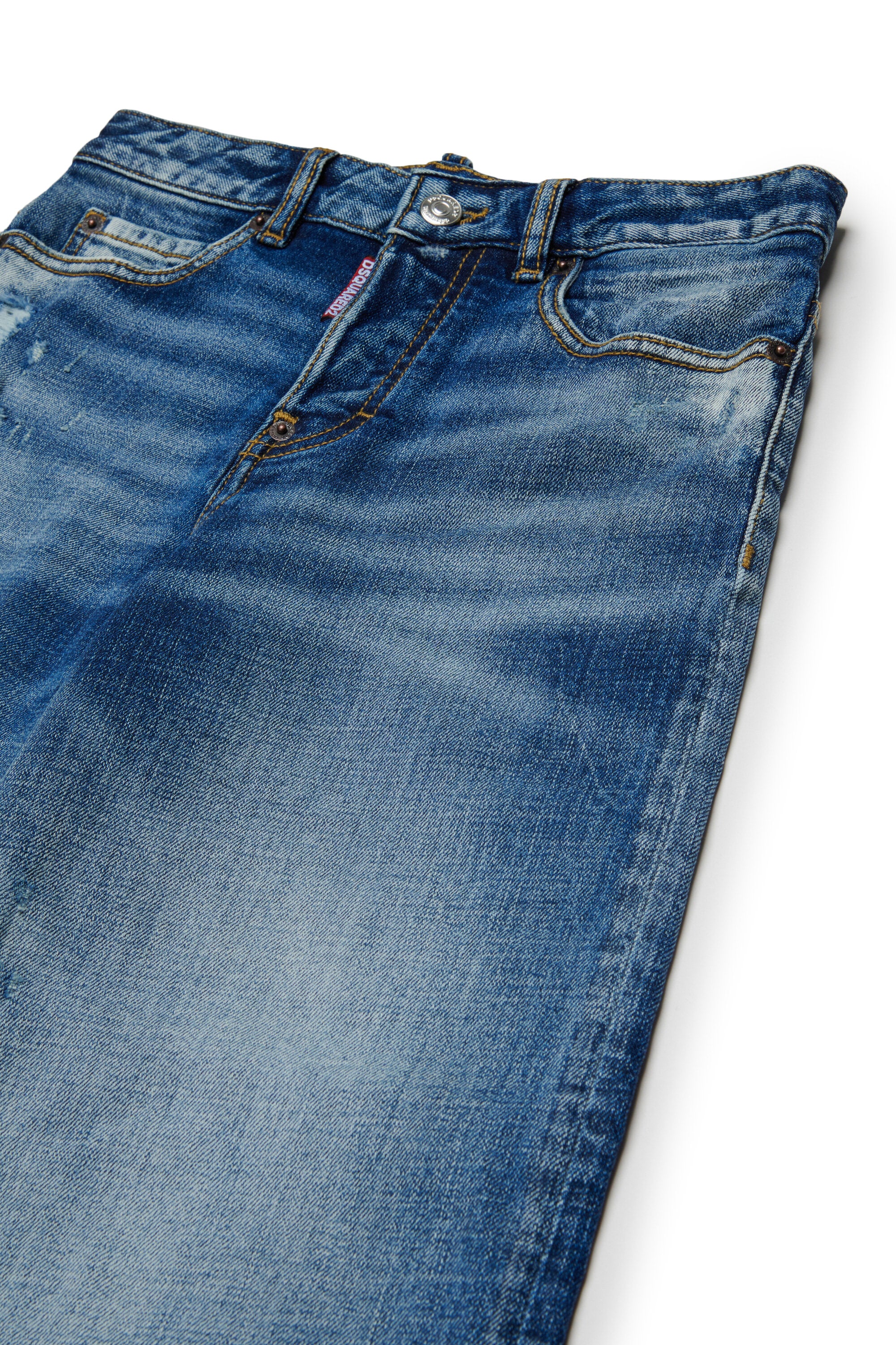 Relaxed fit jeans in medium blue wash - Baggy