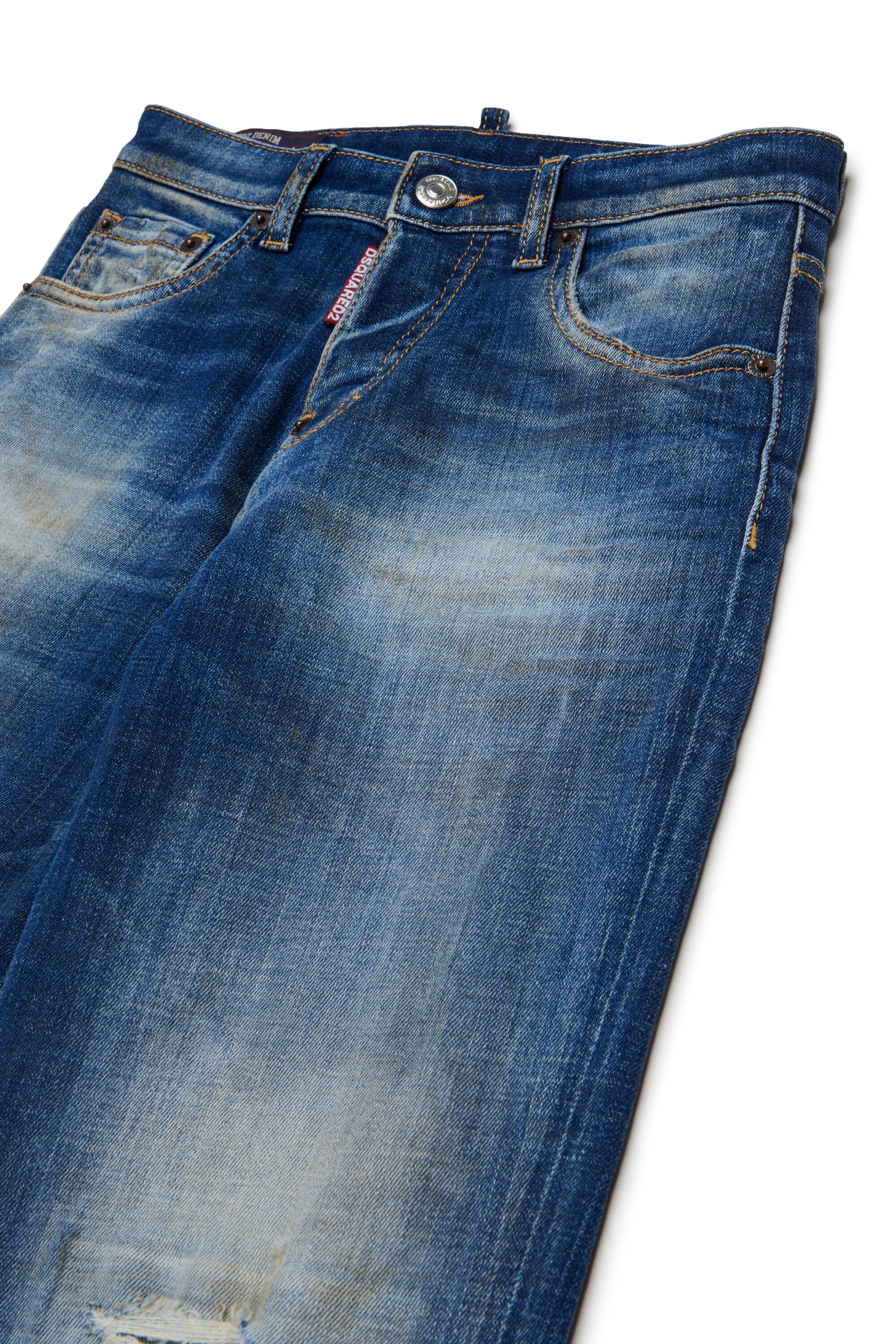 Relaxed fit jeans in light blue wash - Baggy