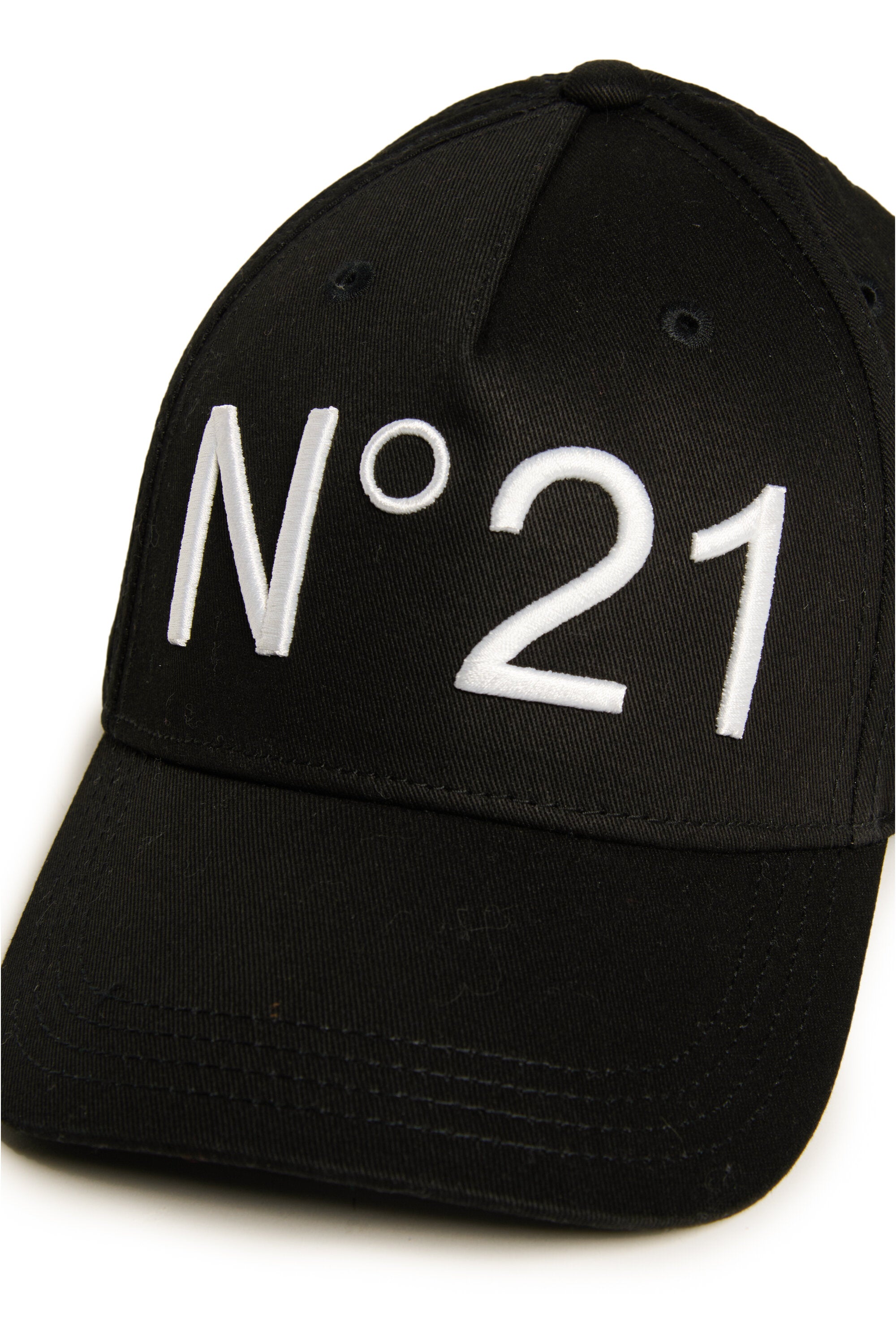 Gabardine baseball cap with logo