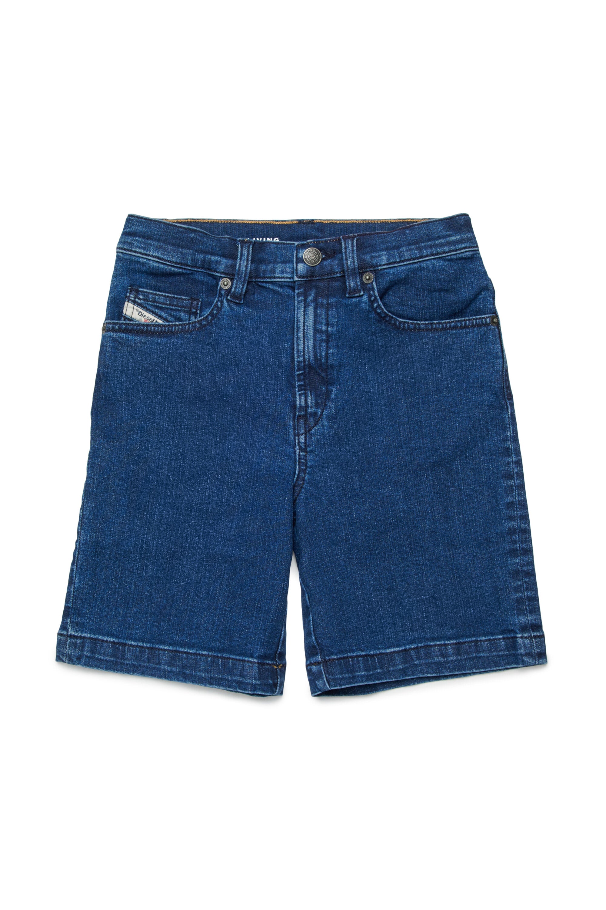 Five-pocket denim shorts
