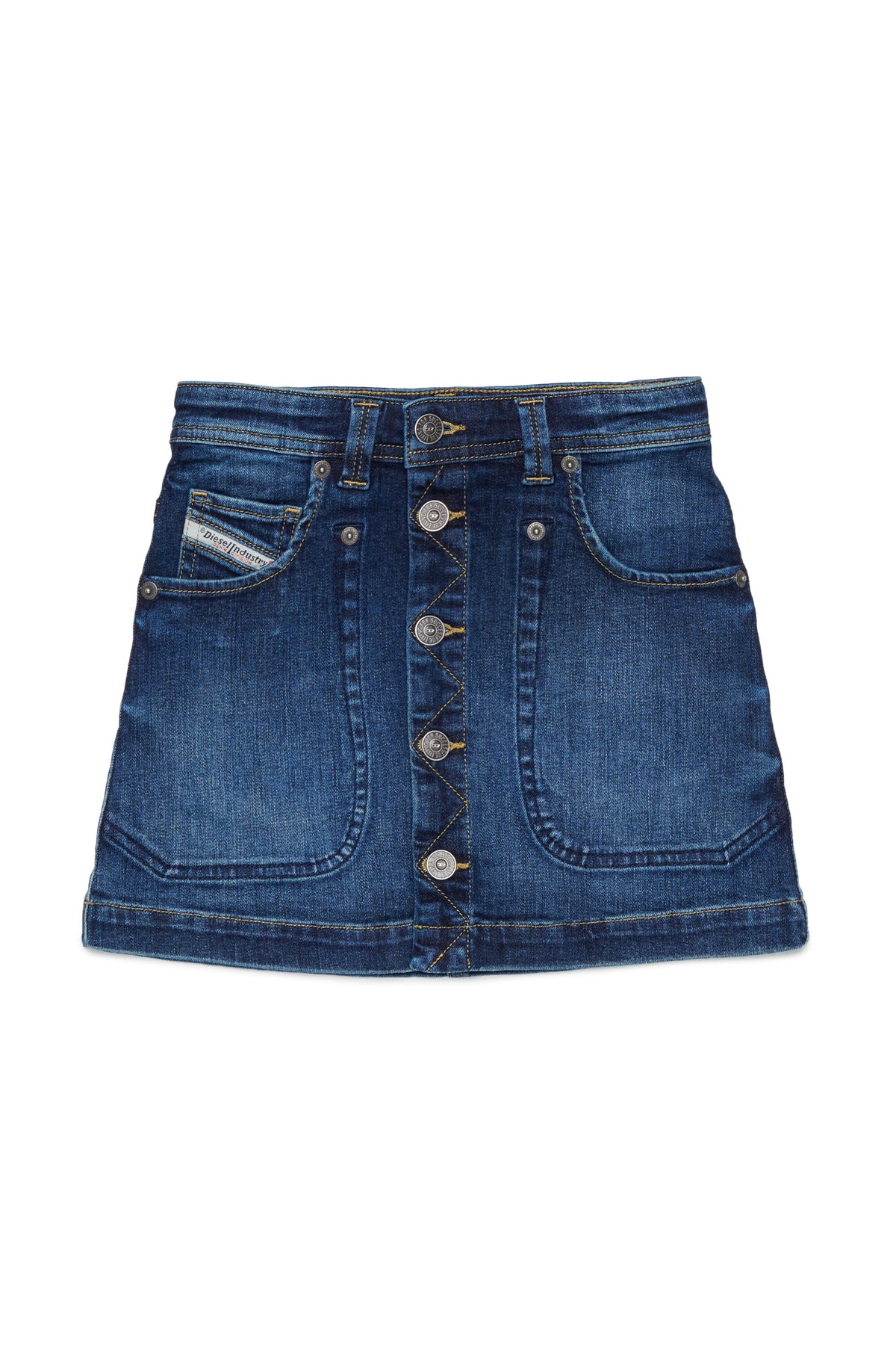 Denim mini skirt