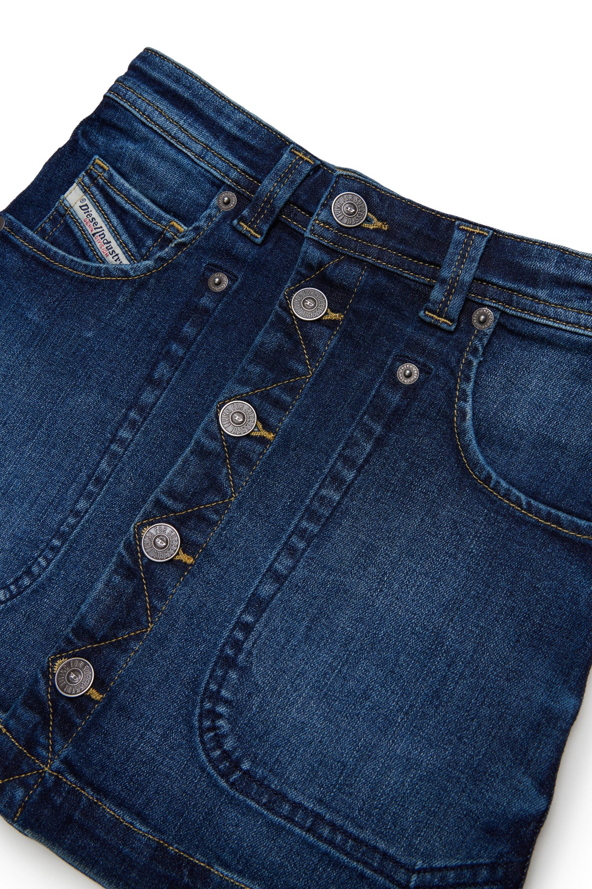 Denim mini skirt